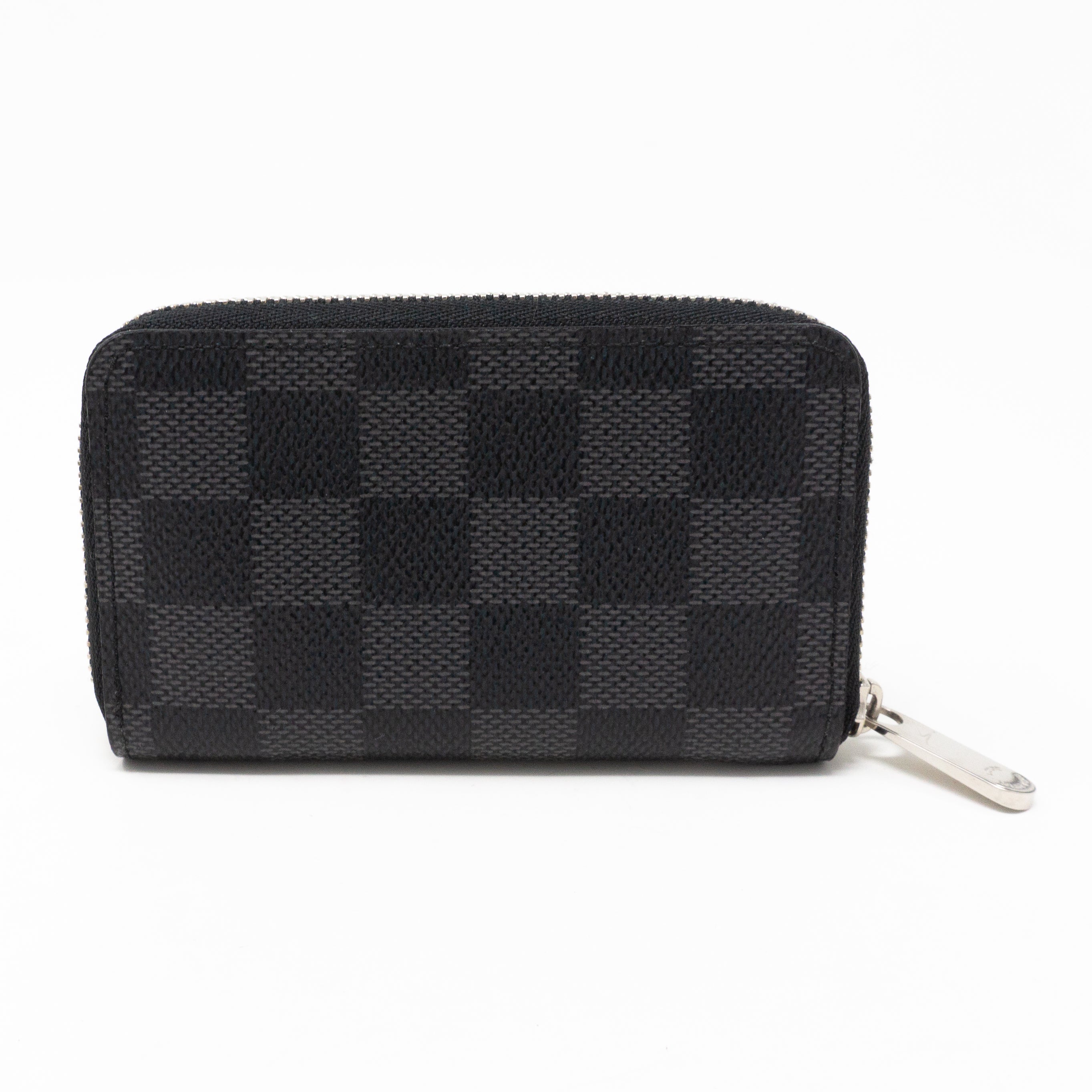 Zippy Coin Purse Vertical Damier Graphite