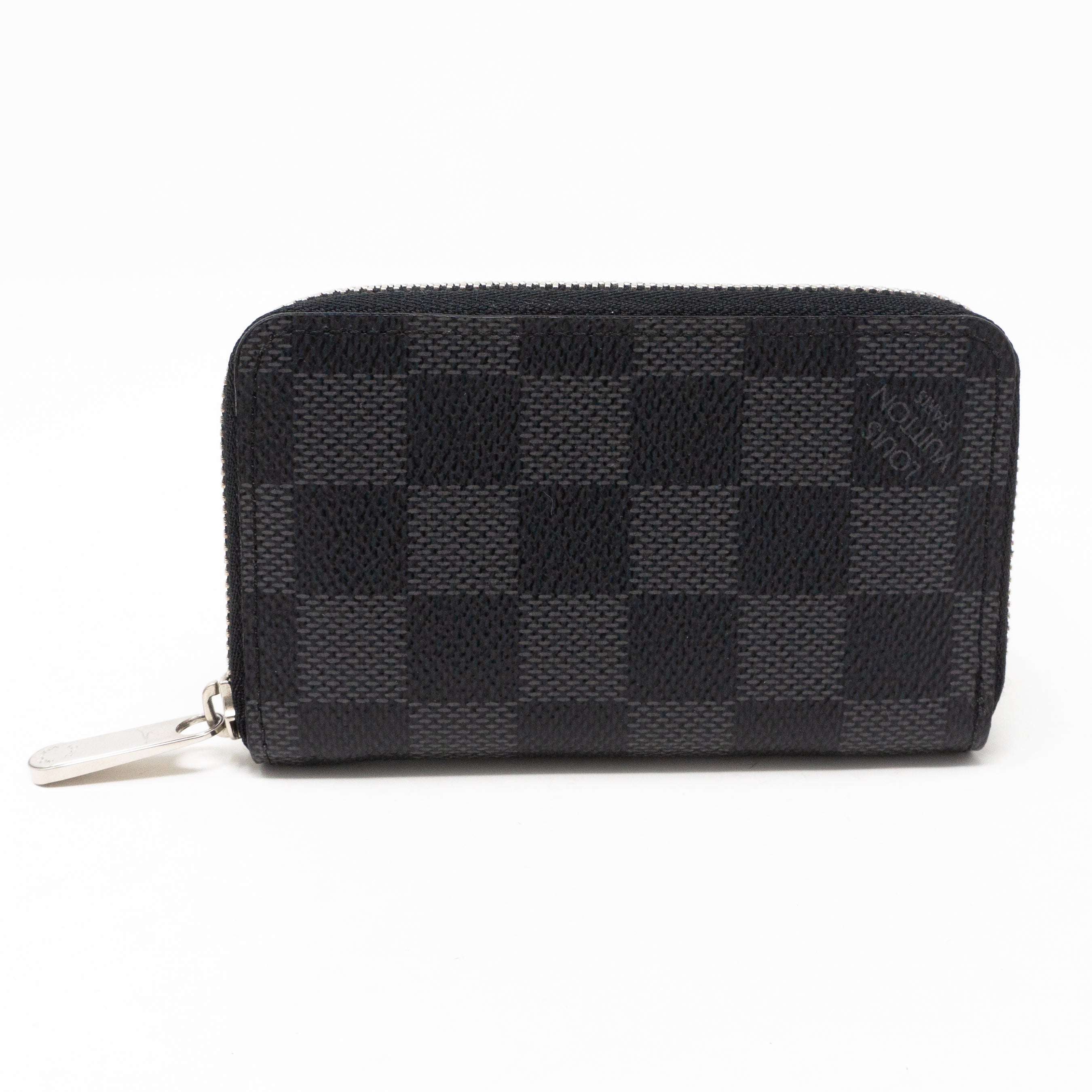 Zippy Coin Purse Vertical Damier Graphite
