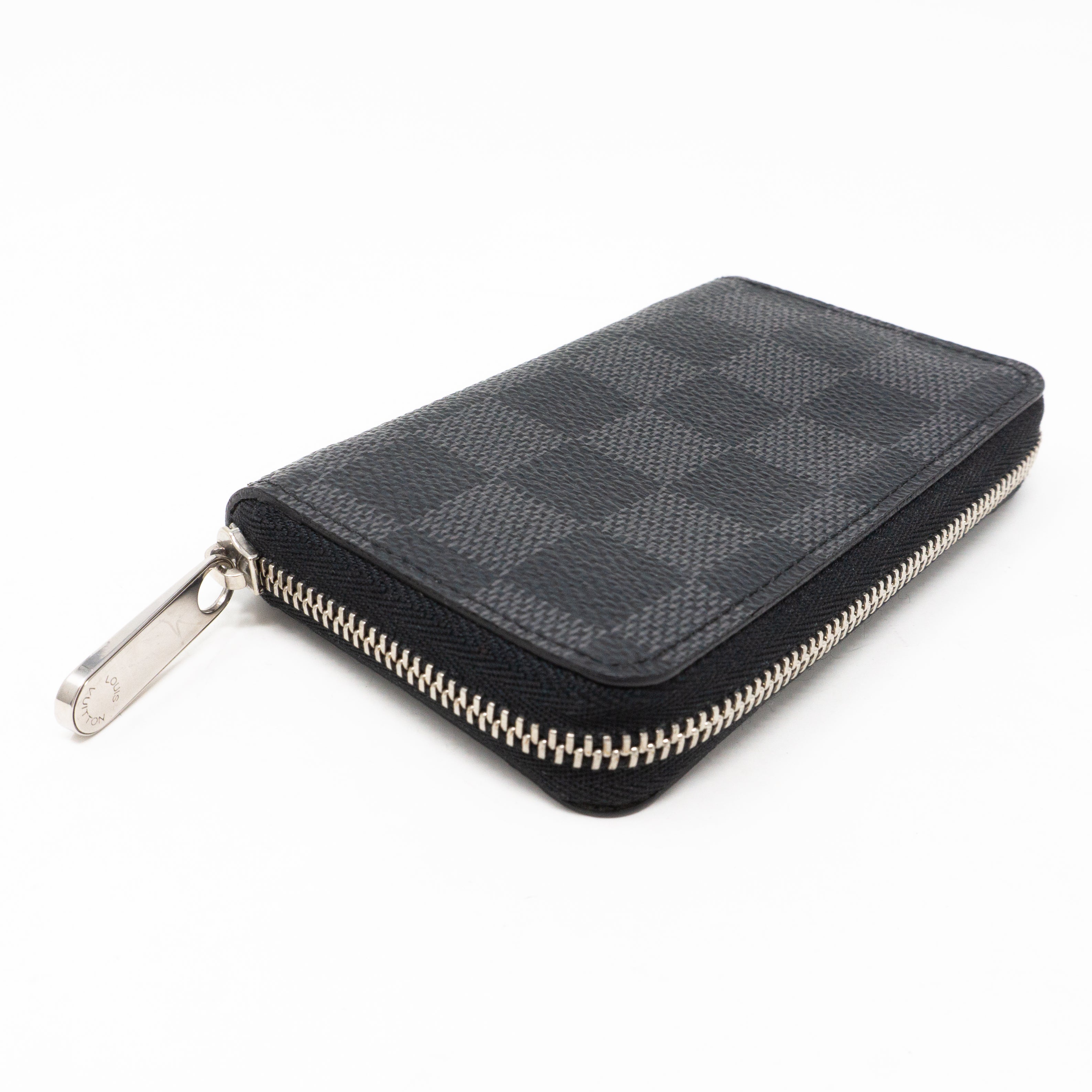Zippy Coin Purse Vertical Damier Graphite