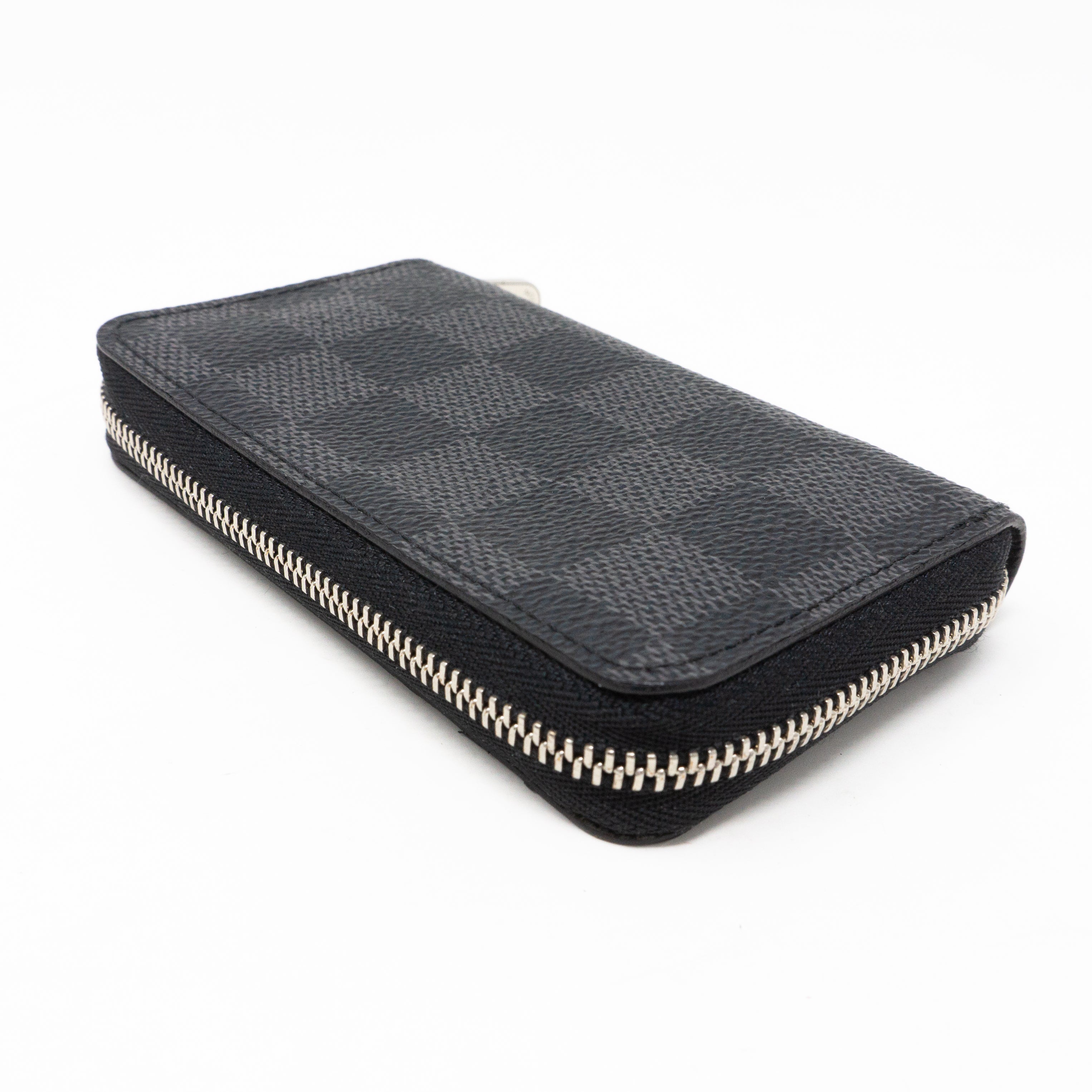 Zippy Coin Purse Vertical Damier Graphite