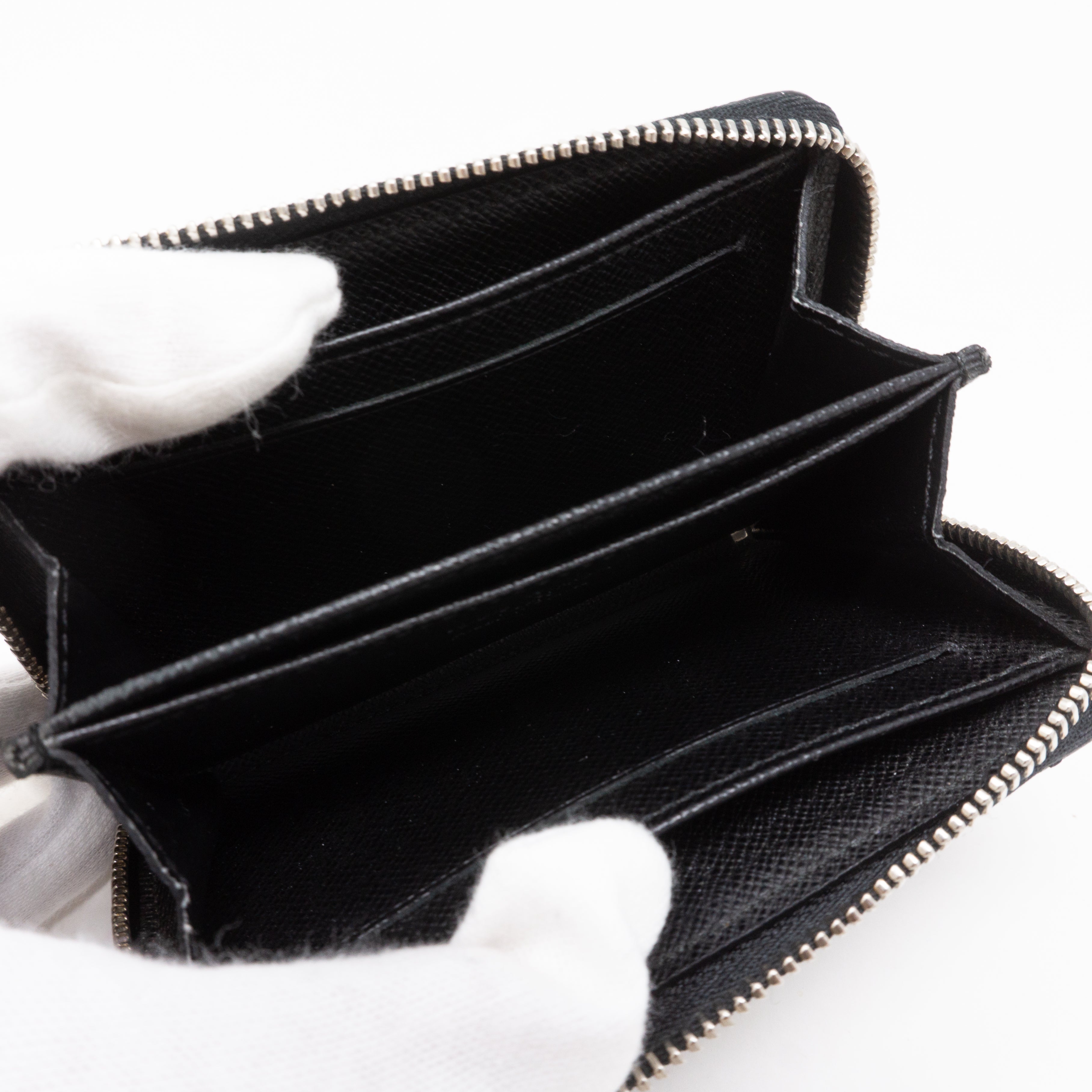 Zippy Coin Purse Vertical Damier Graphite