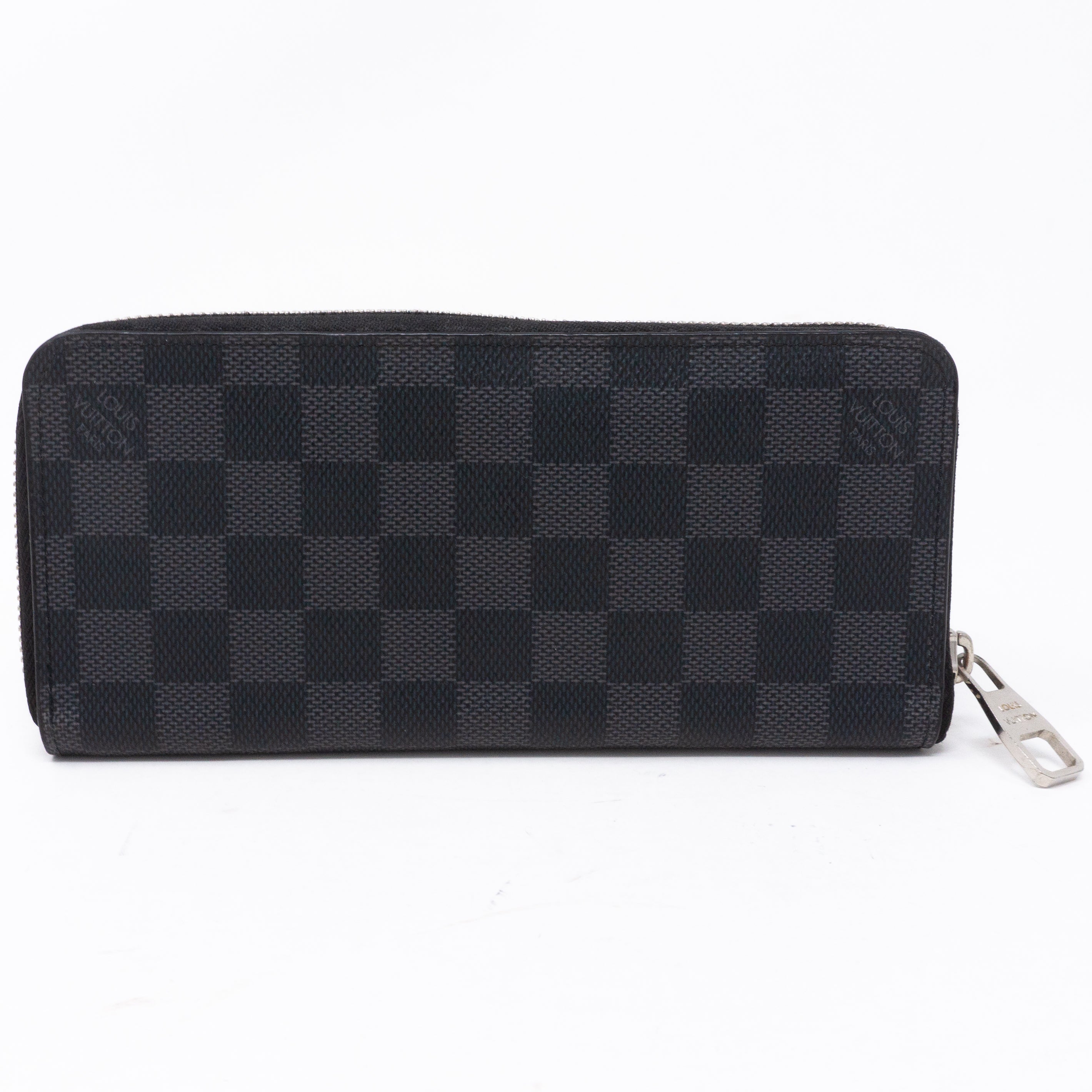 Zippy Vertical Wallet Damier Graphite