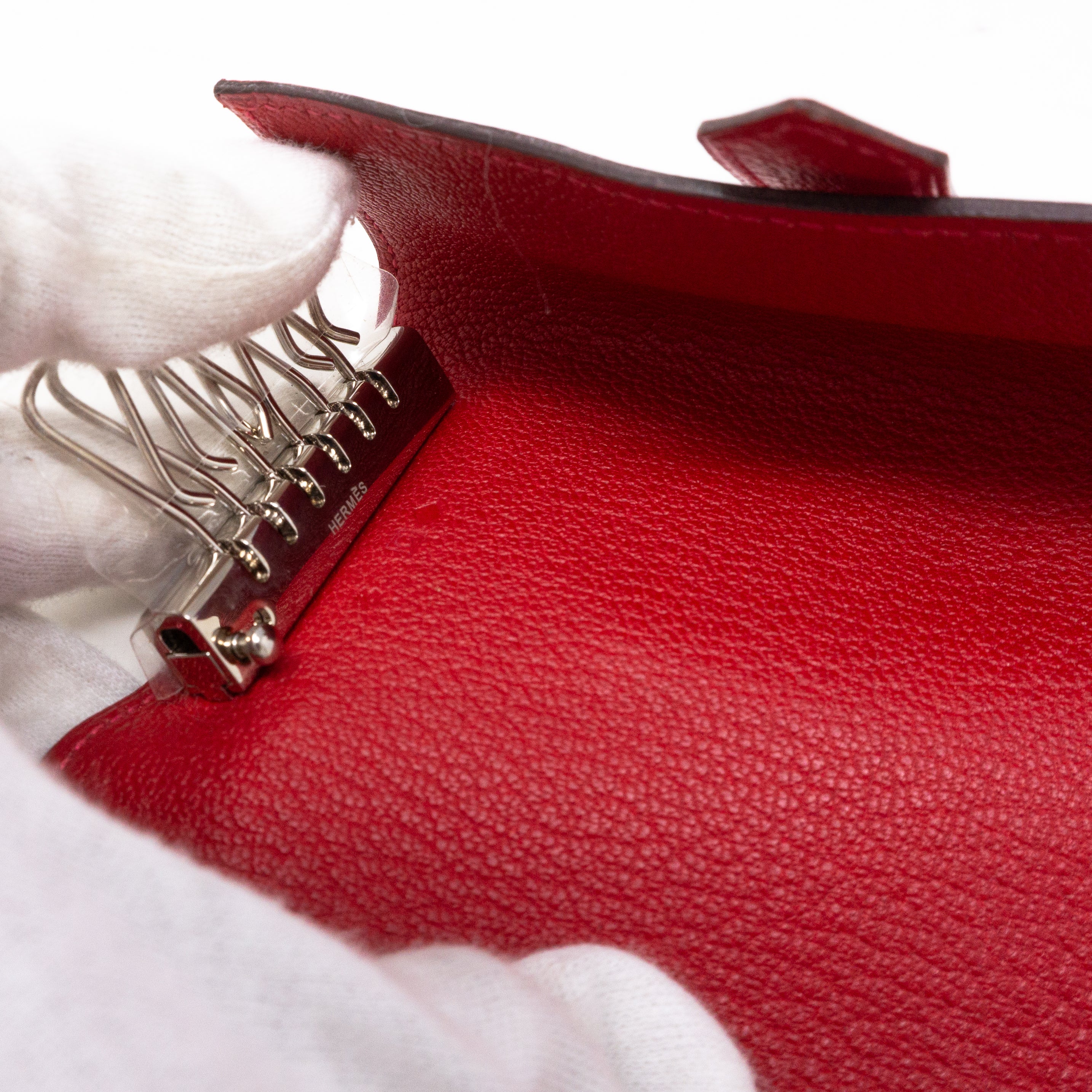 Bearn 6 Key Holder Pink Leather