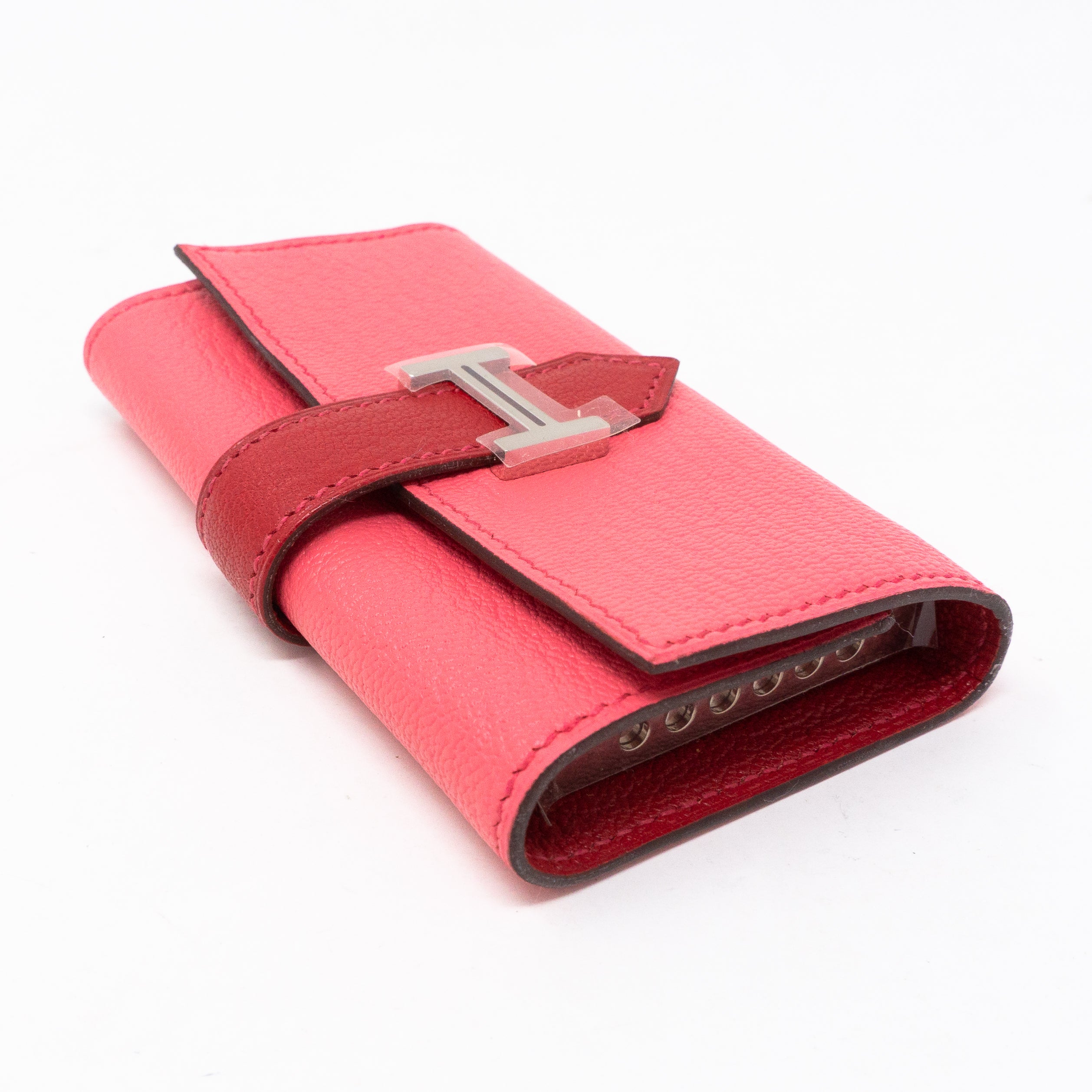 Bearn 6 Key Holder Pink Leather