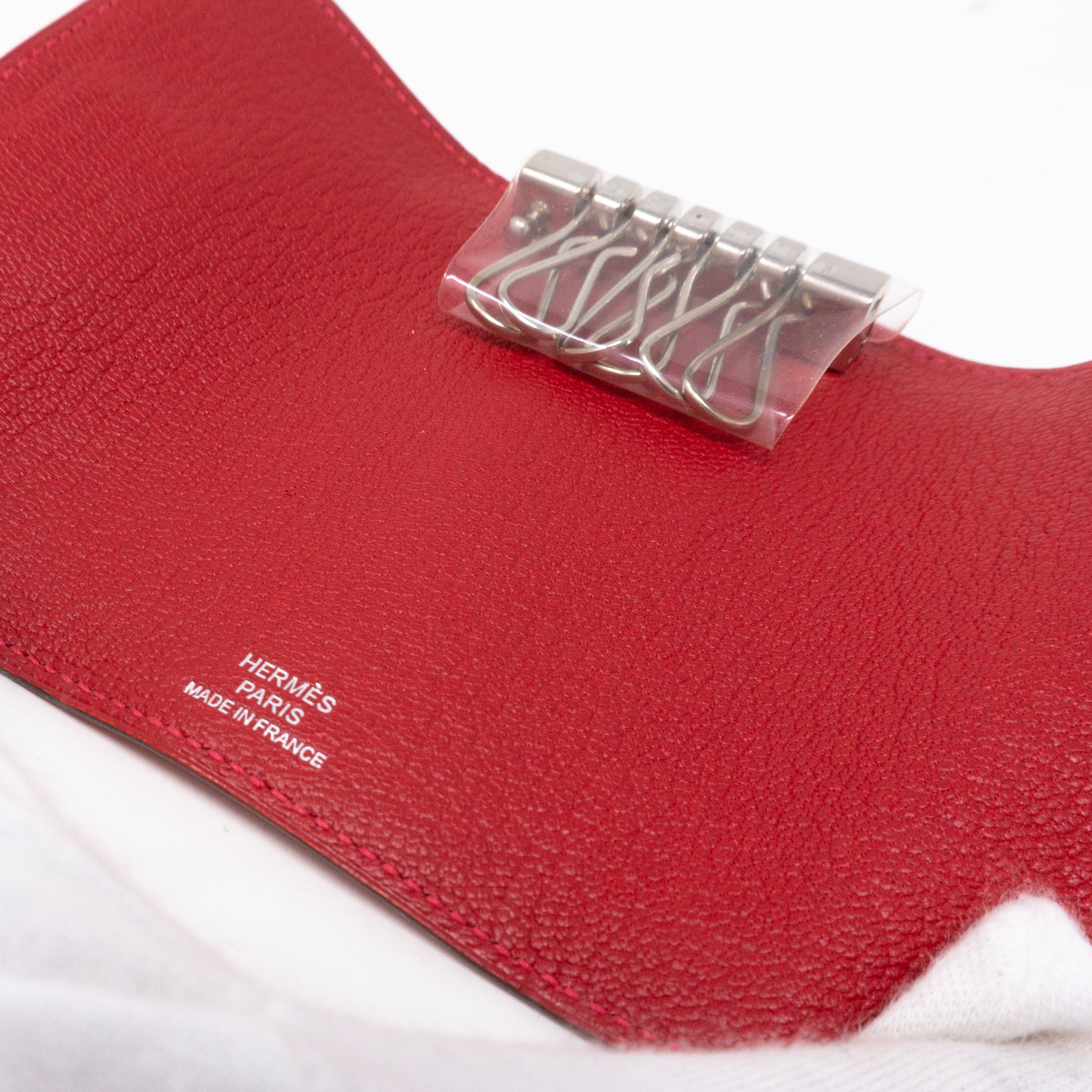 Bearn 6 Key Holder Pink Leather