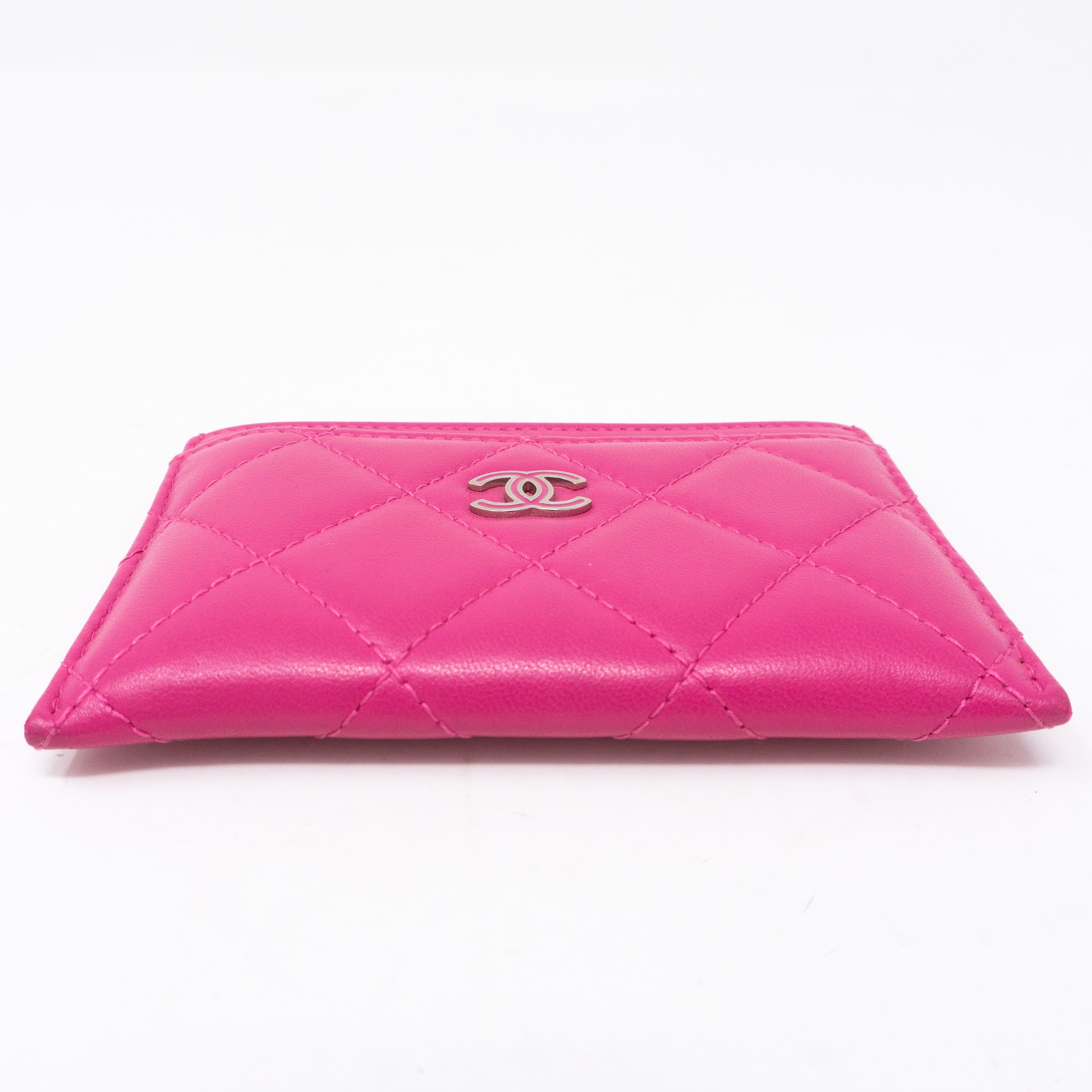 Card Holder Pink Leather