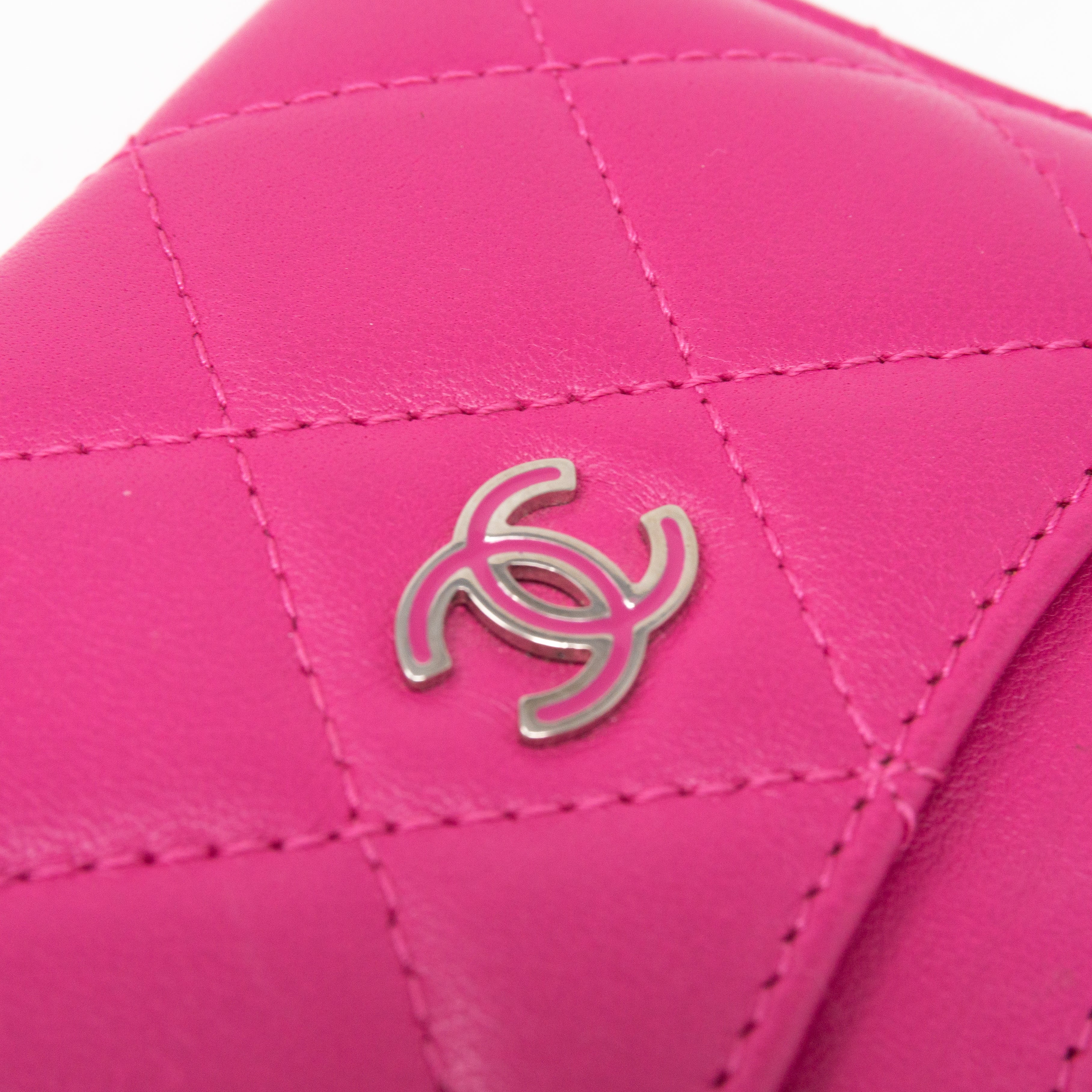 Card Holder Pink Leather
