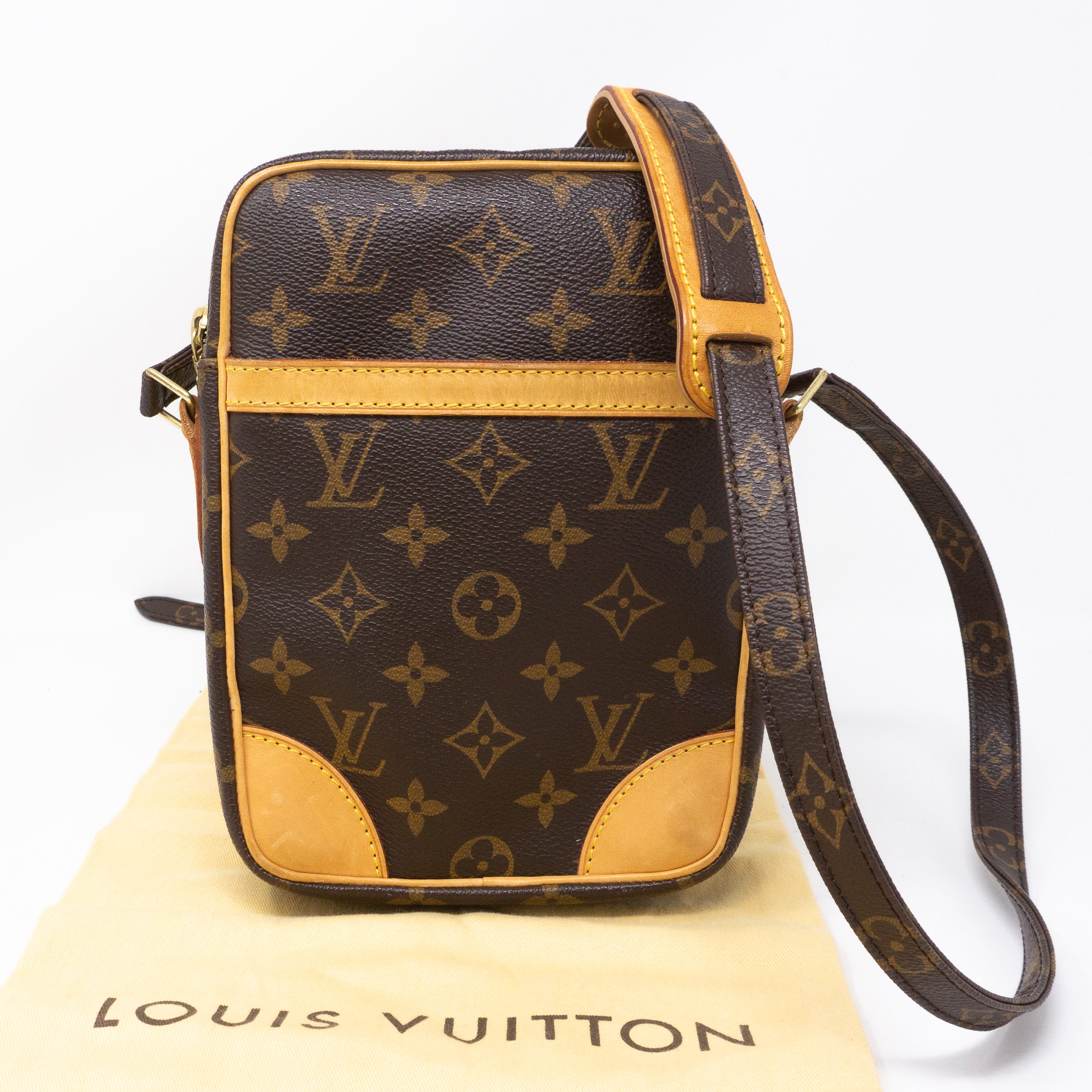 Louis Vuitton Danube 21 Monogram Canvas Crossbody Bag on SALE