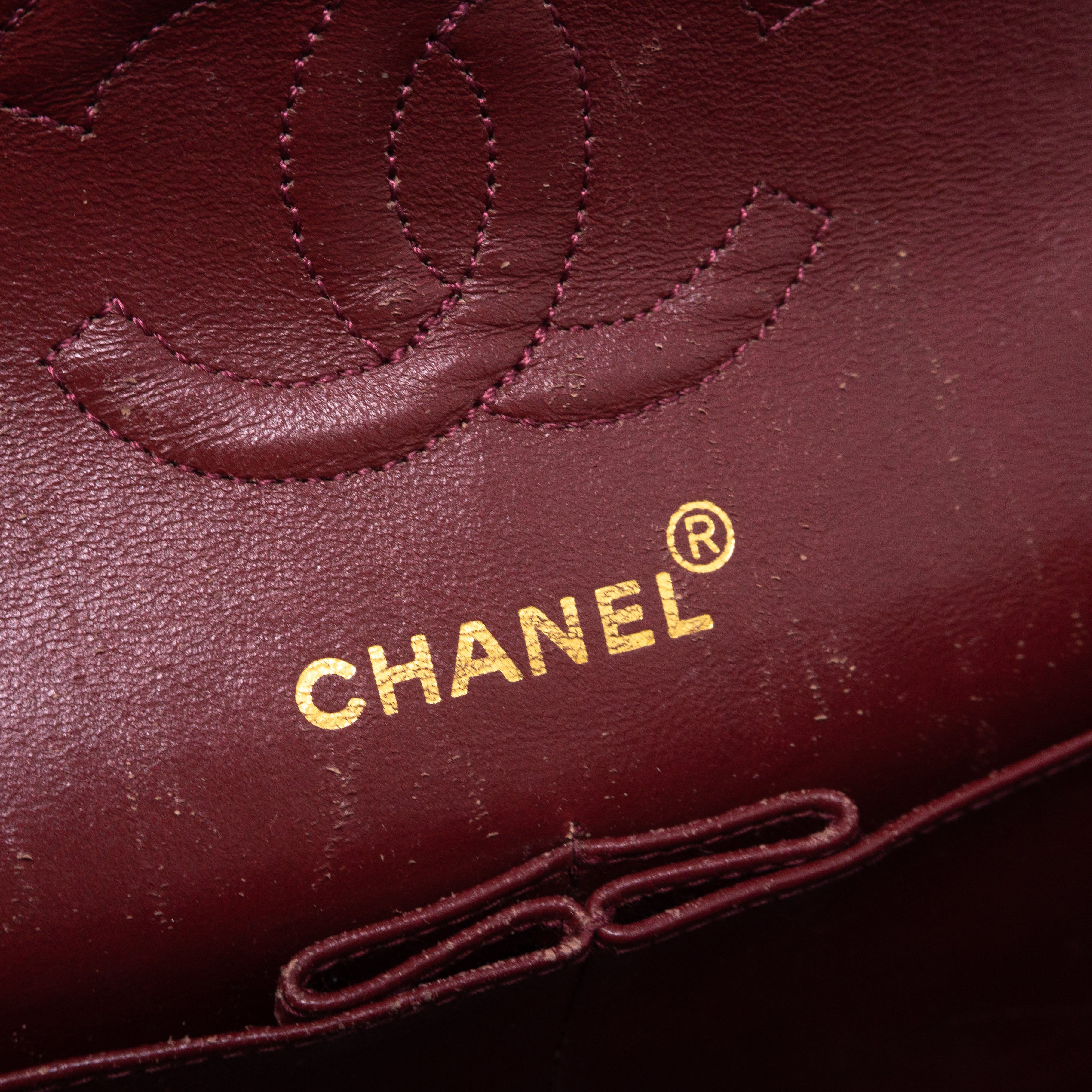 Classic Double Flap Small Black Gold