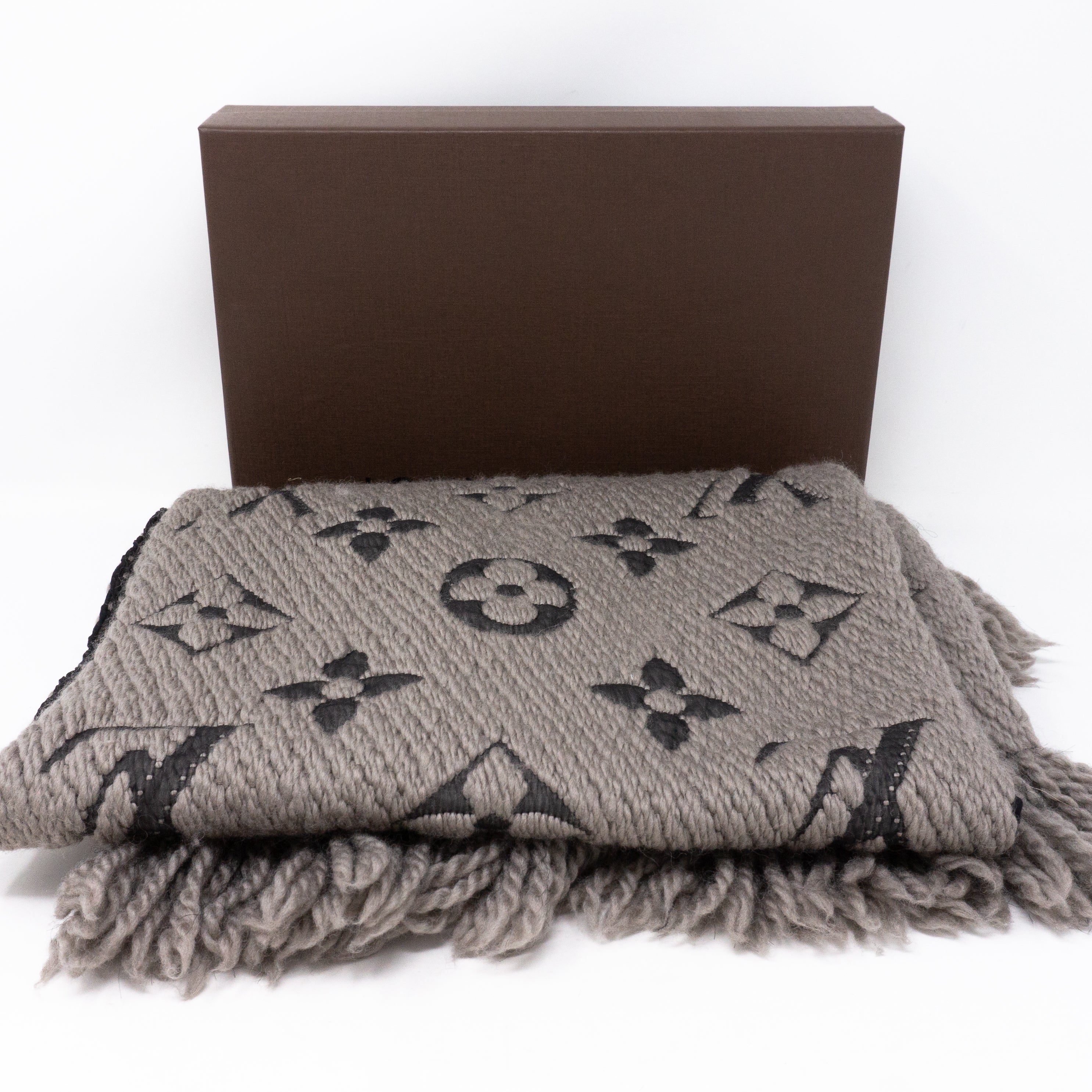 Logomania Scarf Gray