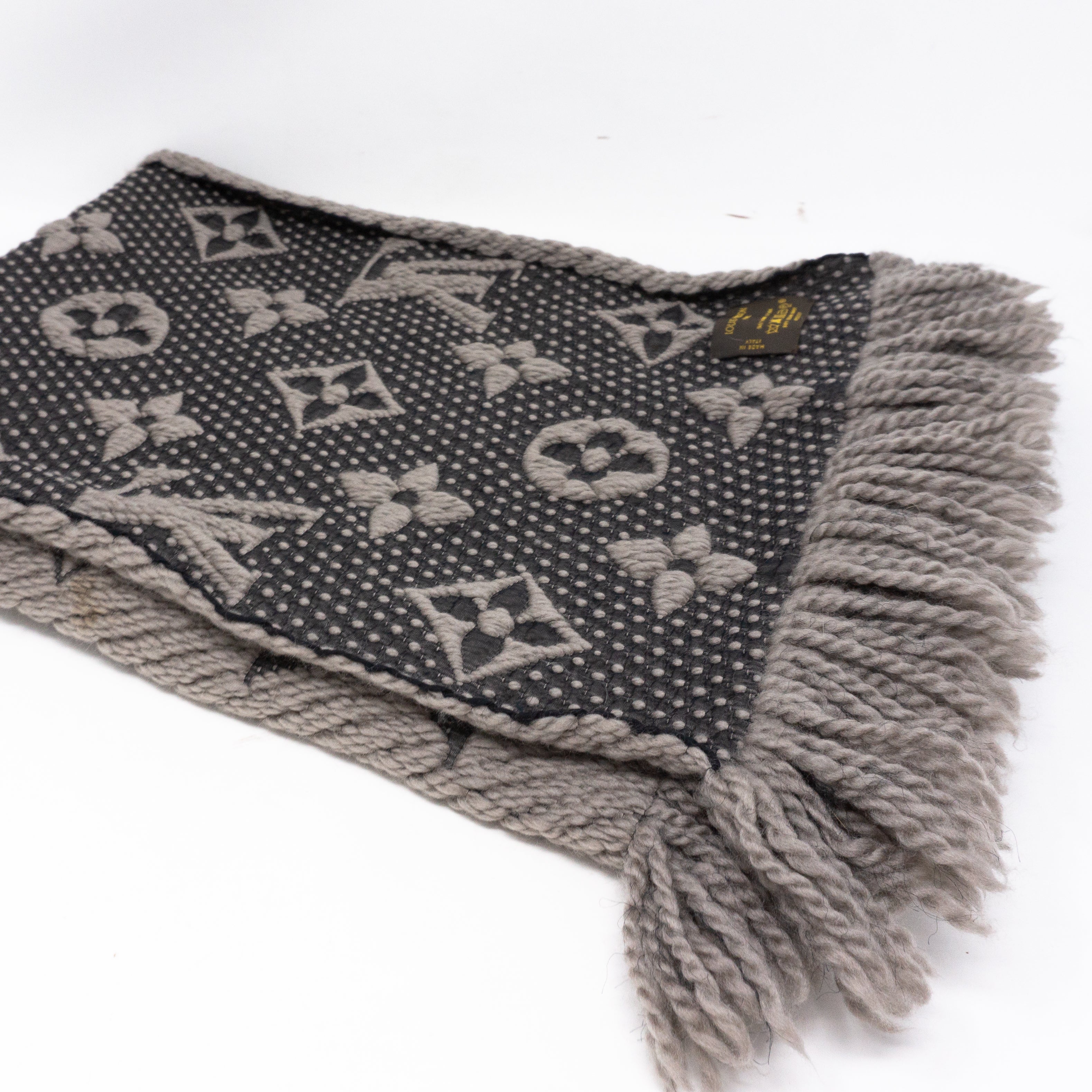 Logomania Scarf Gray