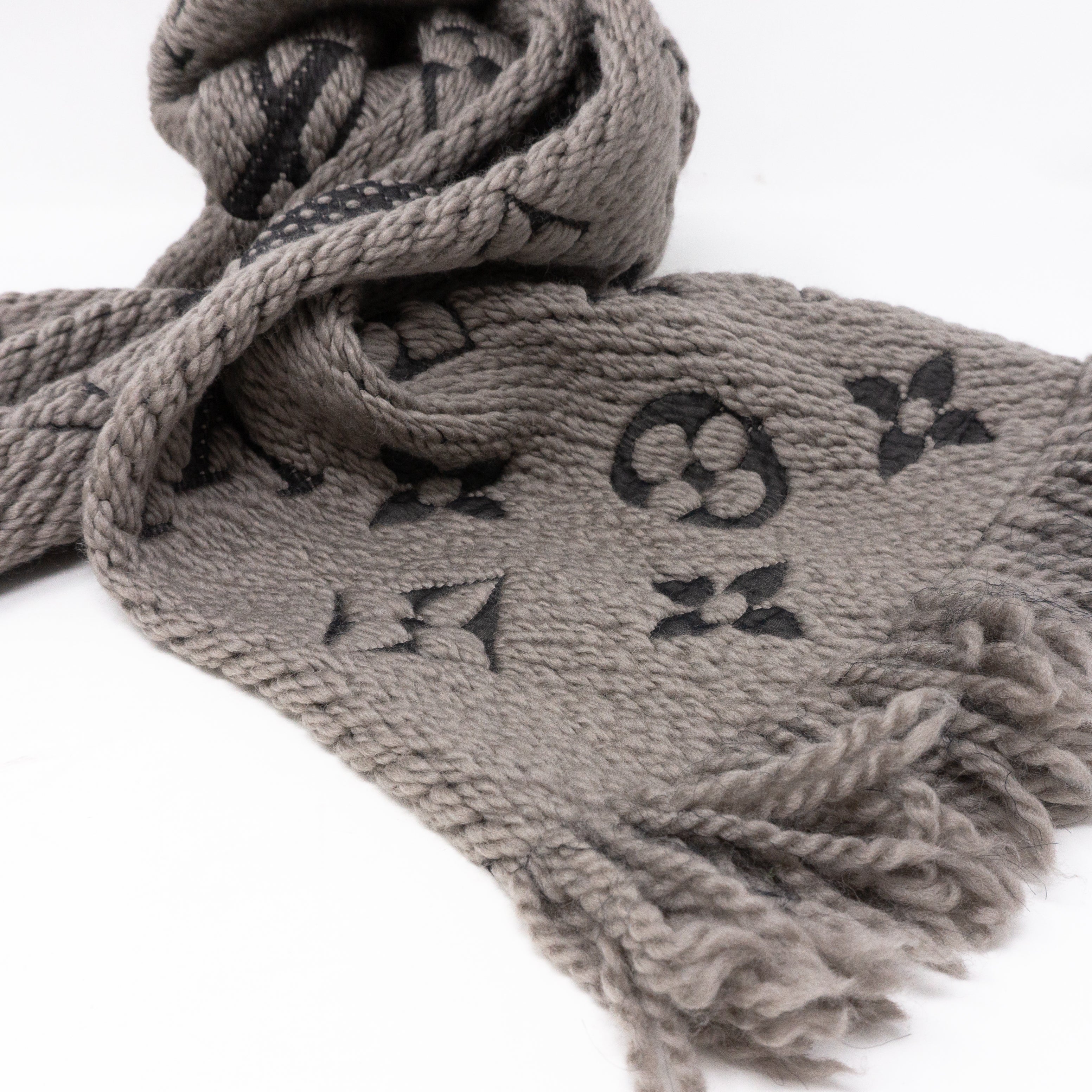 Logomania Scarf Gray