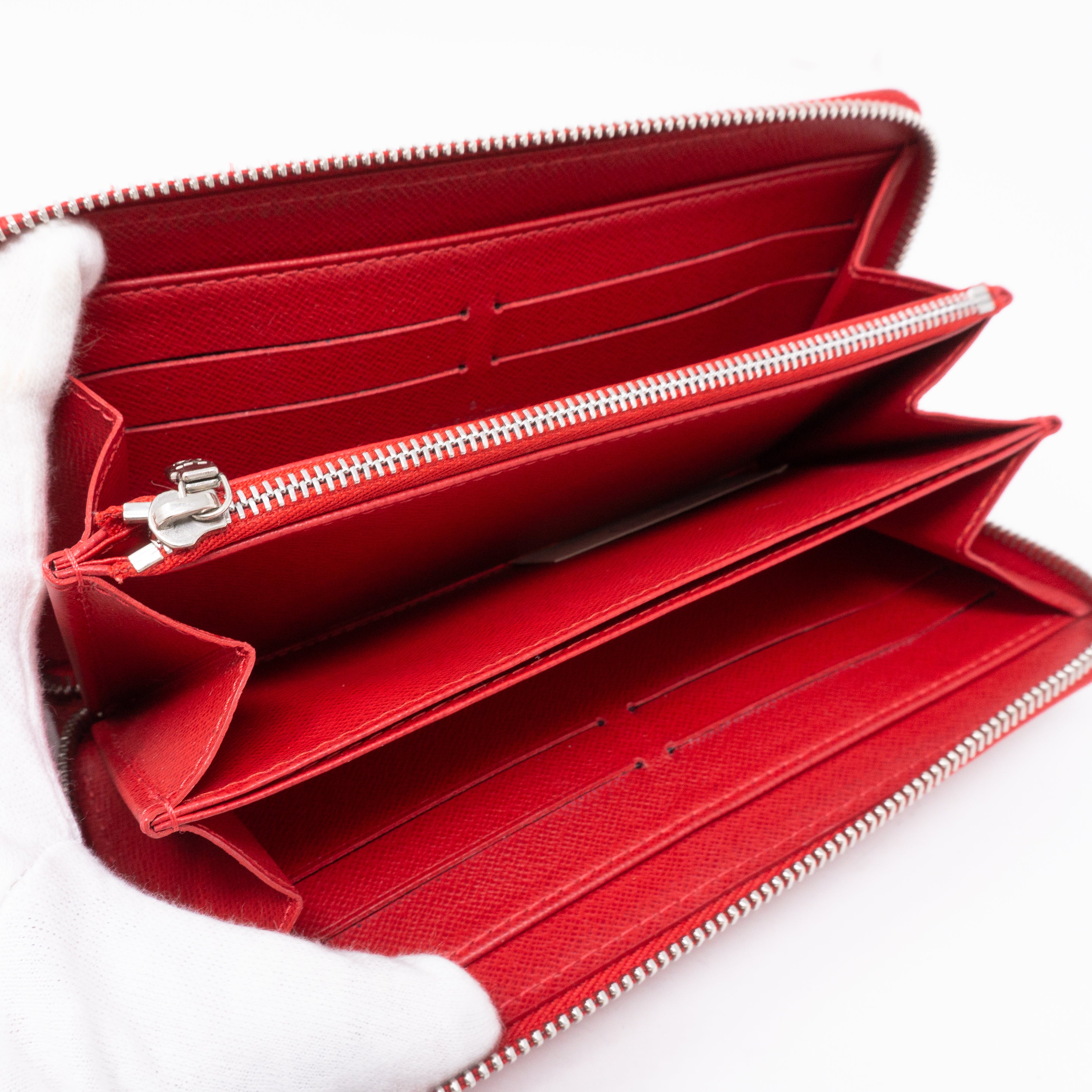Zippy Wallet Epi Leather Red