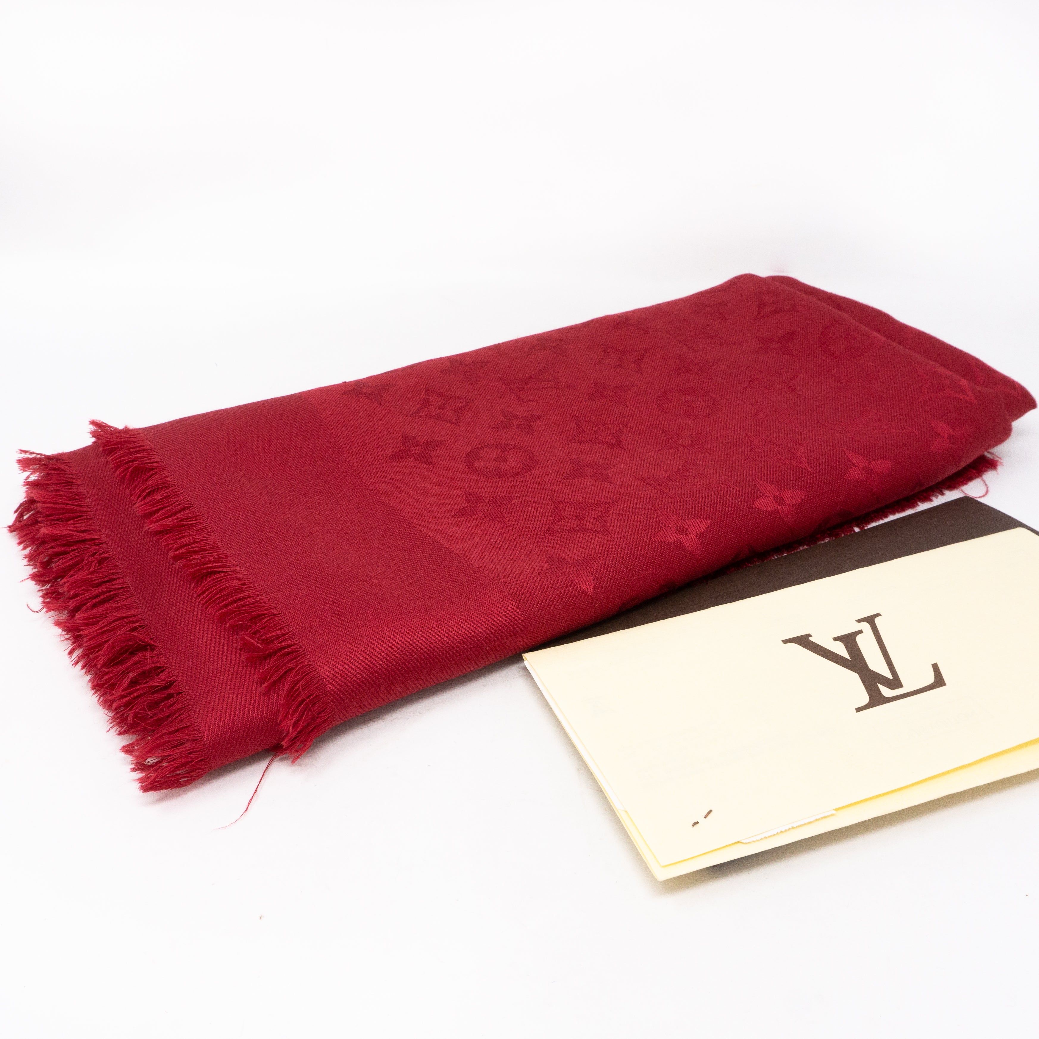 Monogram Shawl Pomme d'Amour