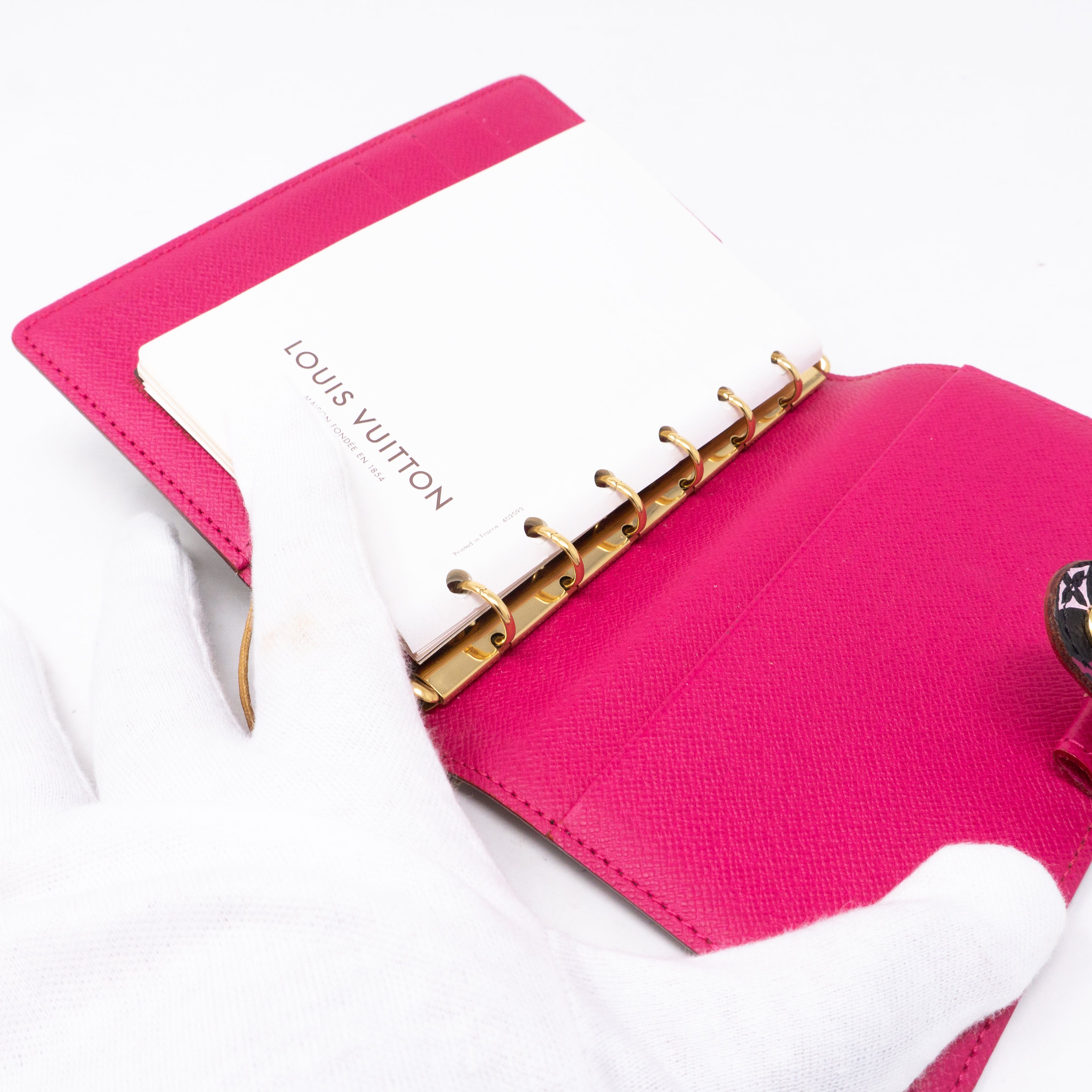Small Ring Agenda Cover Multicolore Black