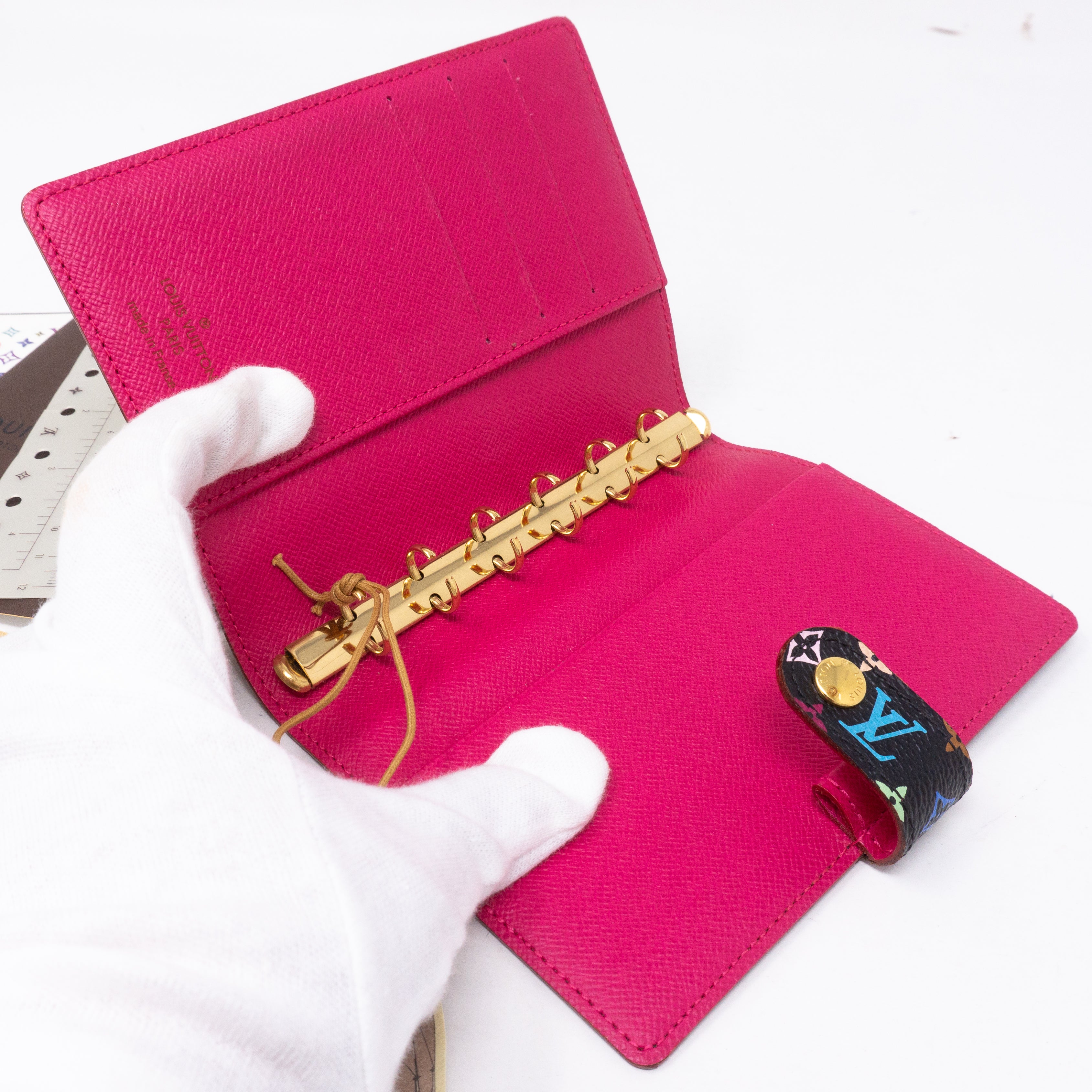 Small Ring Agenda Cover Multicolore Black
