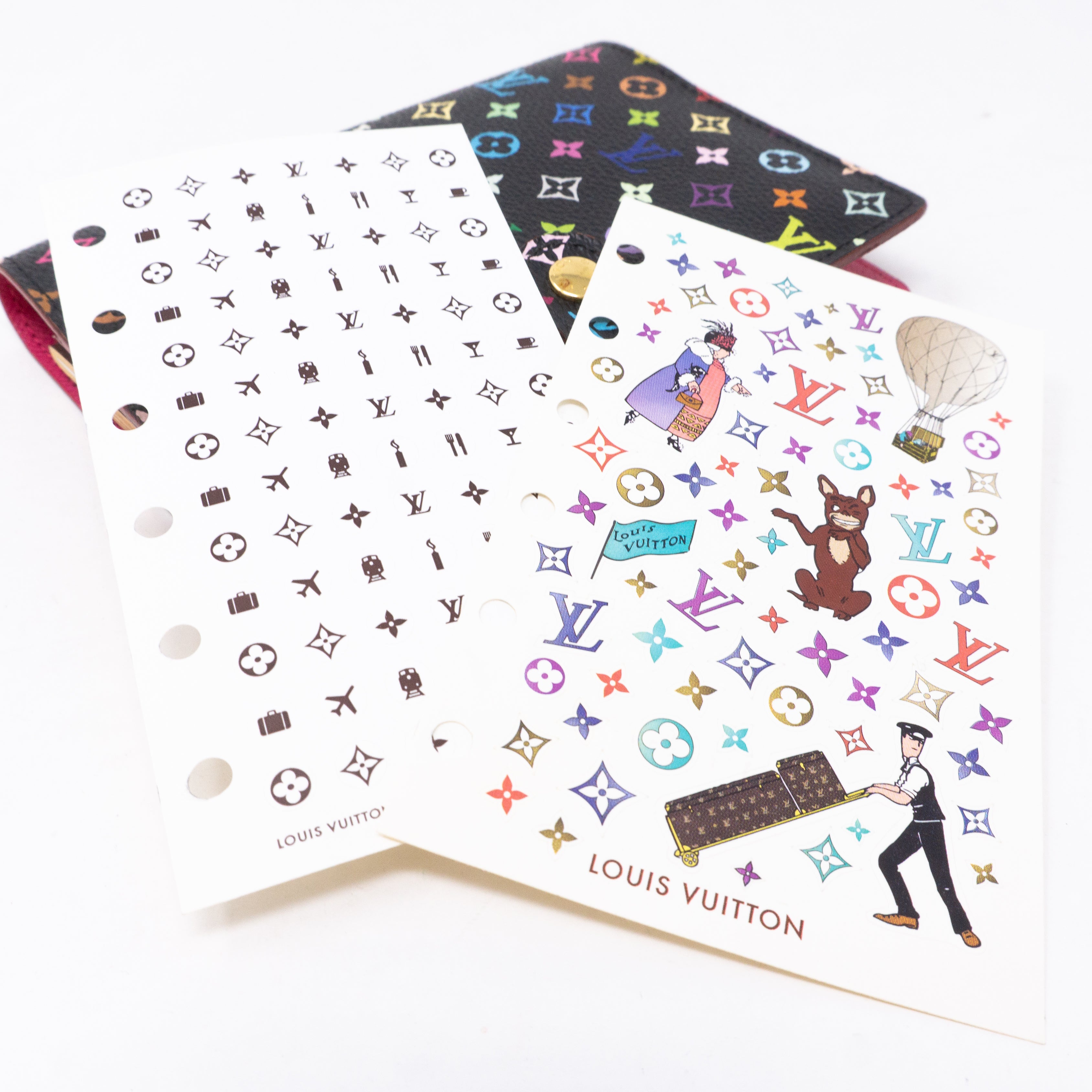 Small Ring Agenda Cover Multicolore Black