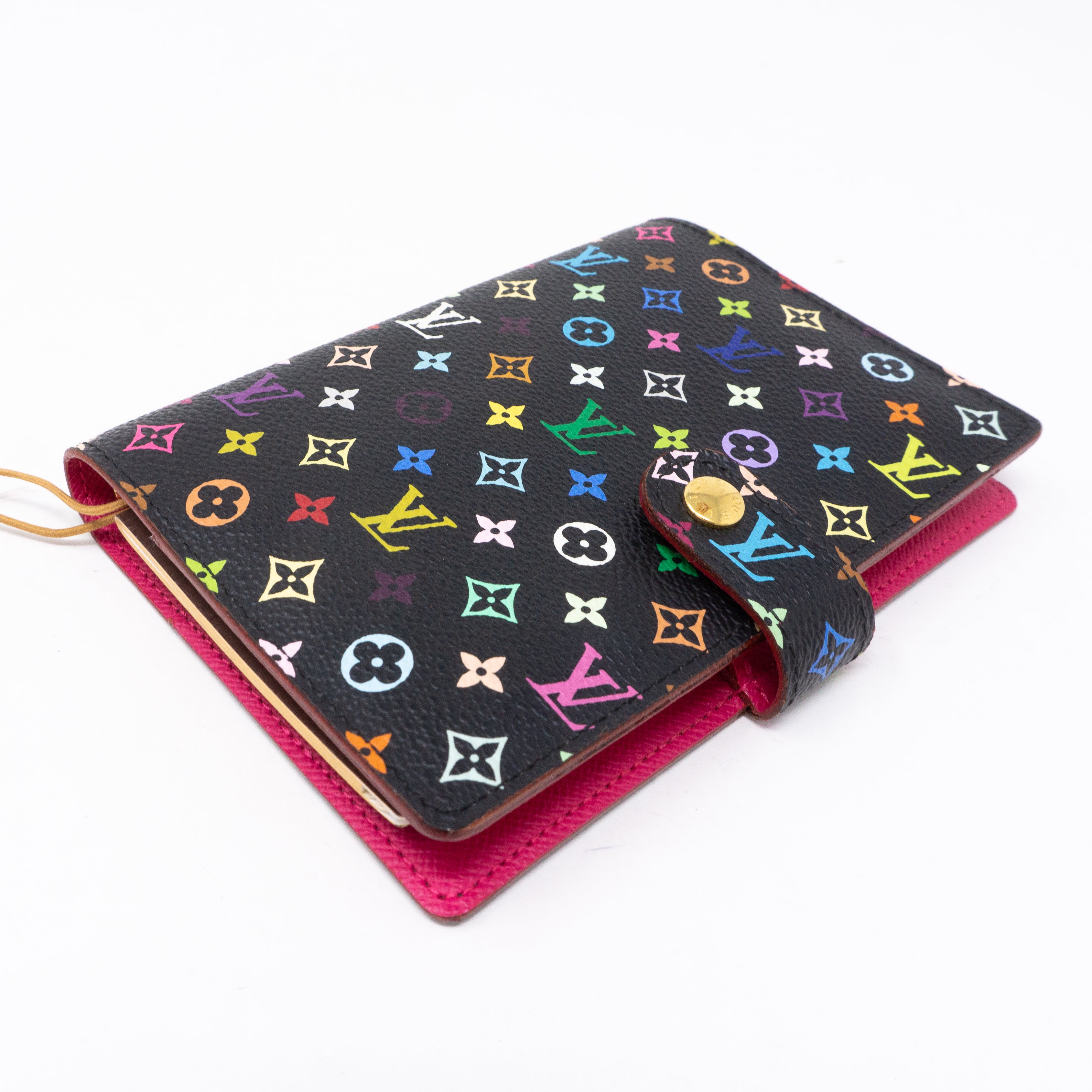 Small Ring Agenda Cover Multicolore Black