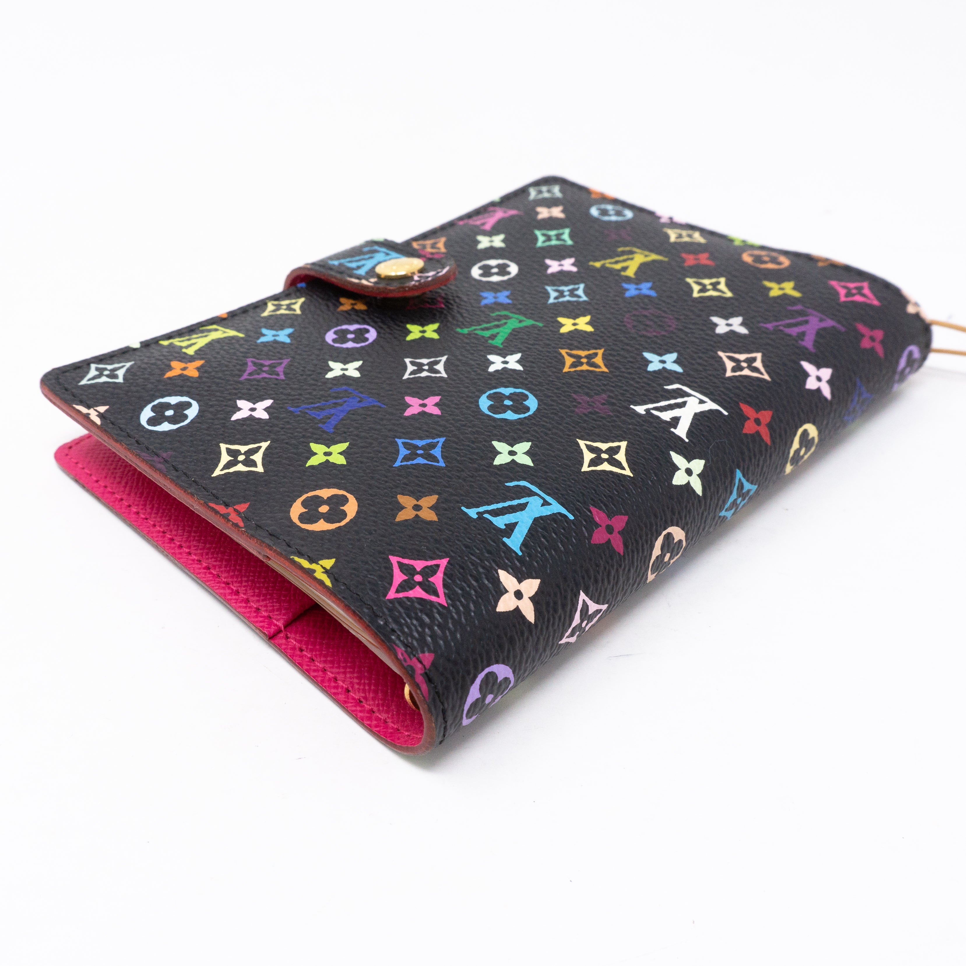 Small Ring Agenda Cover Multicolore Black