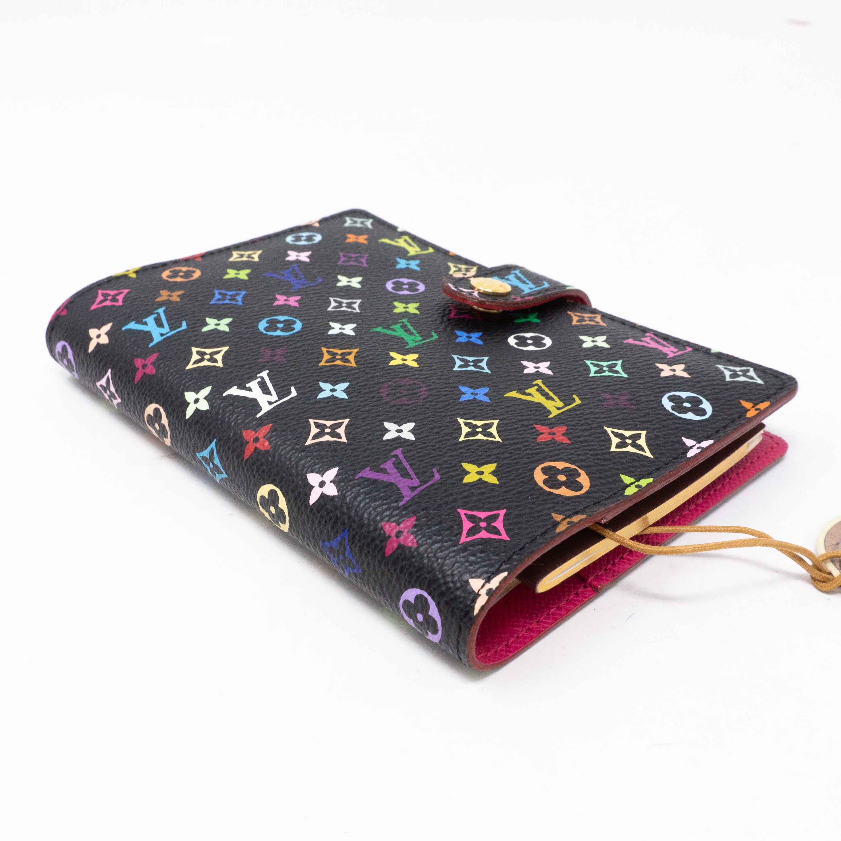 Small Ring Agenda Cover Multicolore Black