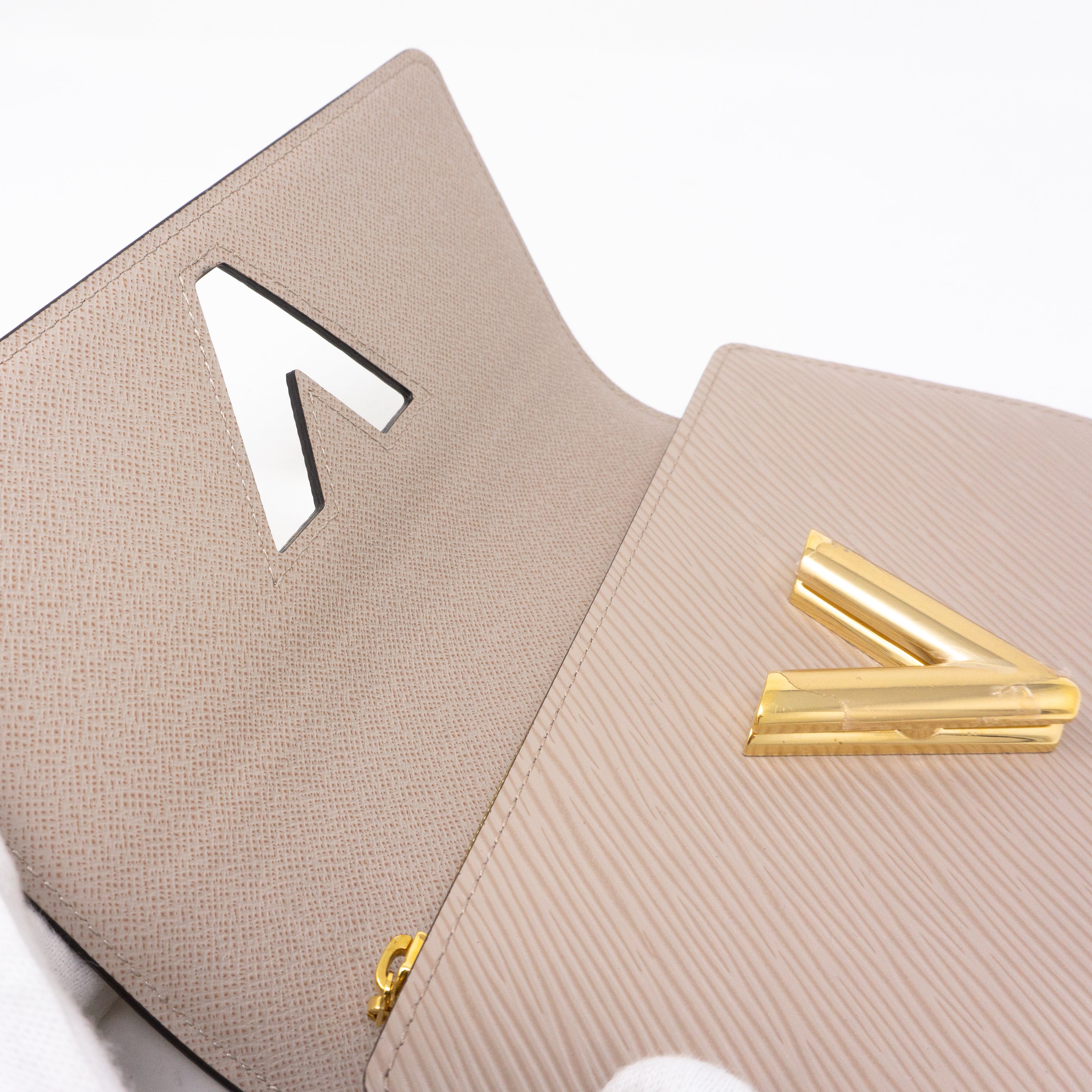 Twist Wallet Epi Leather Galet Grey