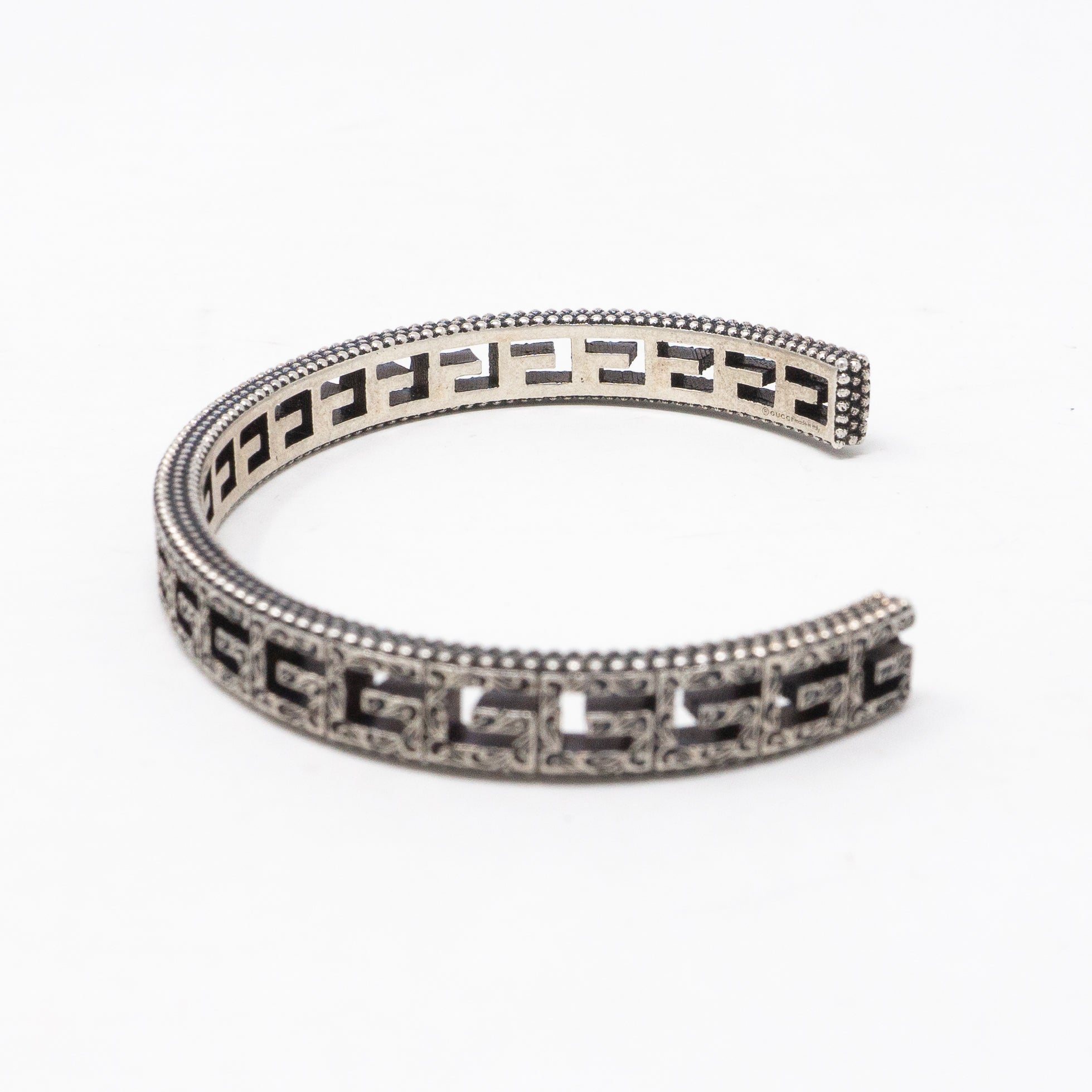 Sterling Silver Square G Bracelet