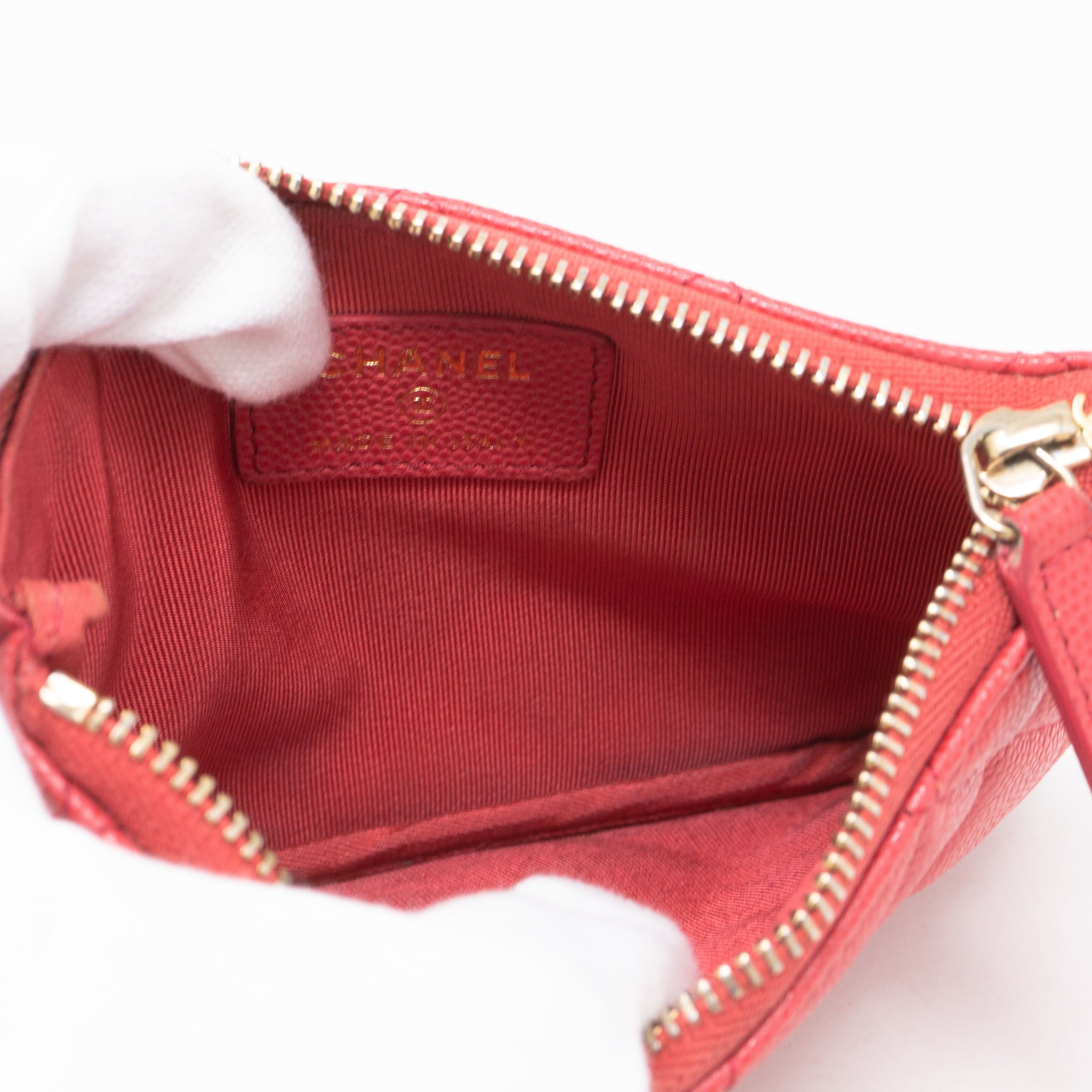 Classic Mini Pouch Pink Caviar