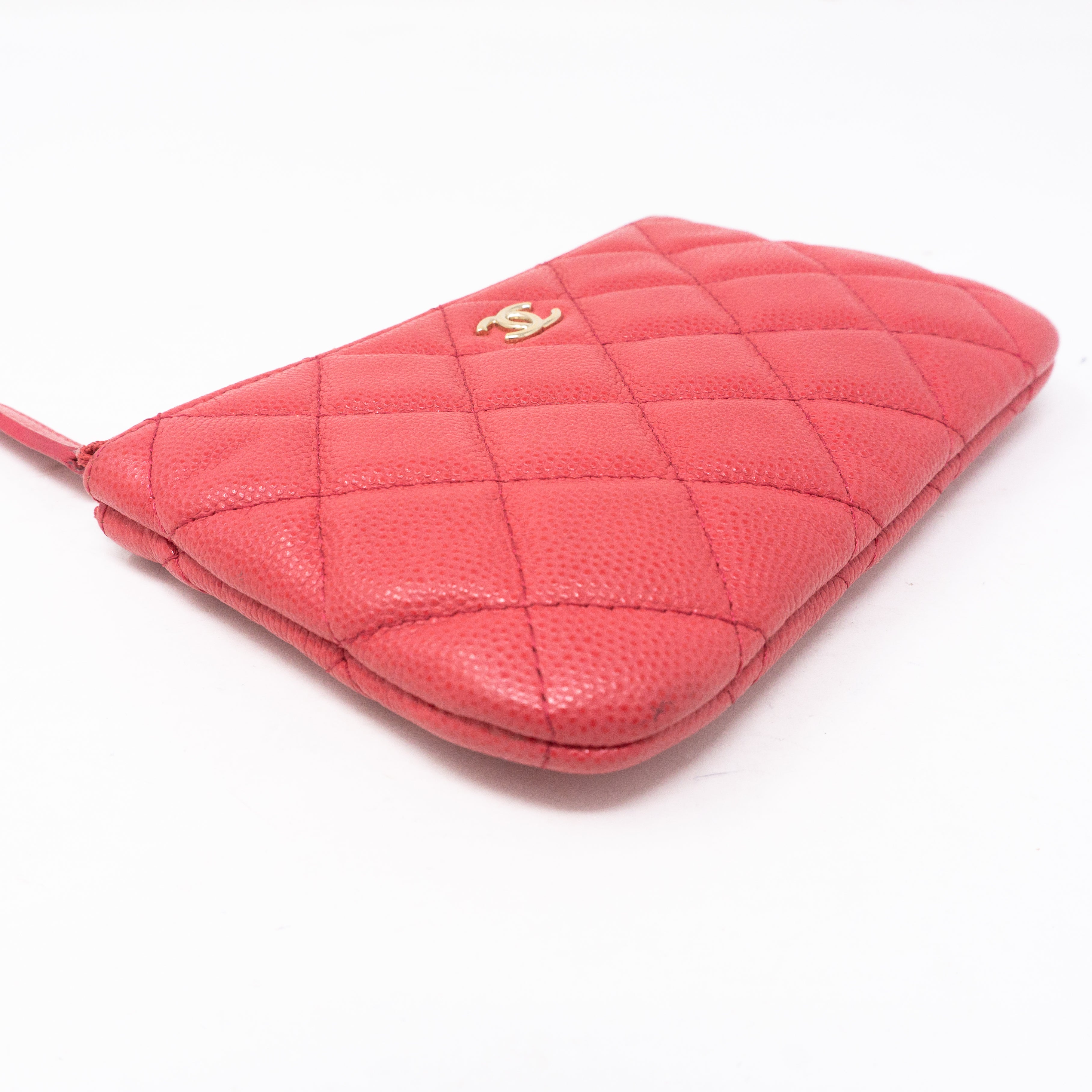 Classic Mini Pouch Pink Caviar