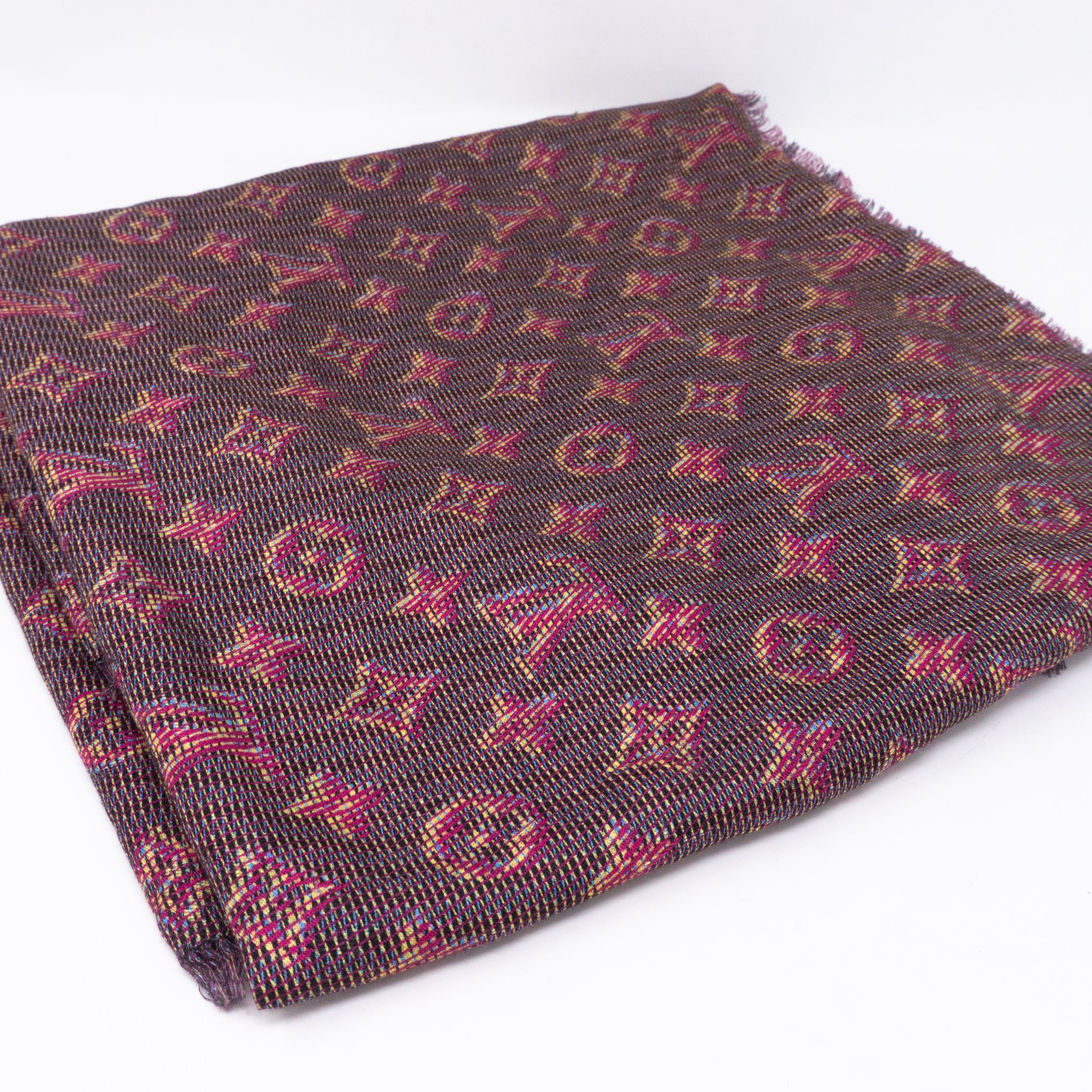 Monogram Damier Shawl Pop Pink