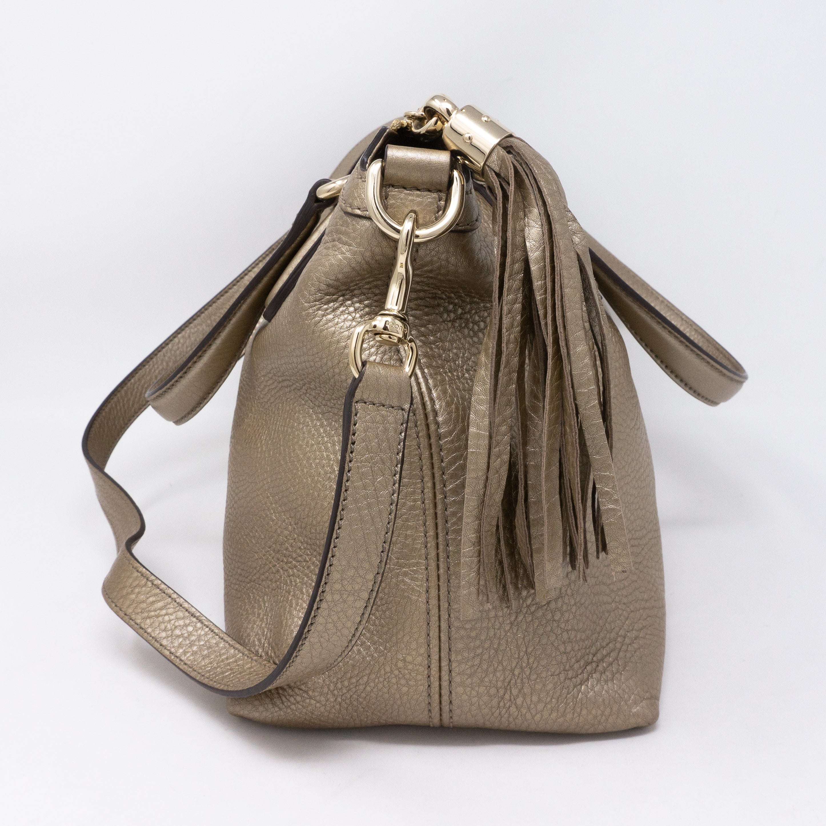 Soho Two Way Champagne Leather