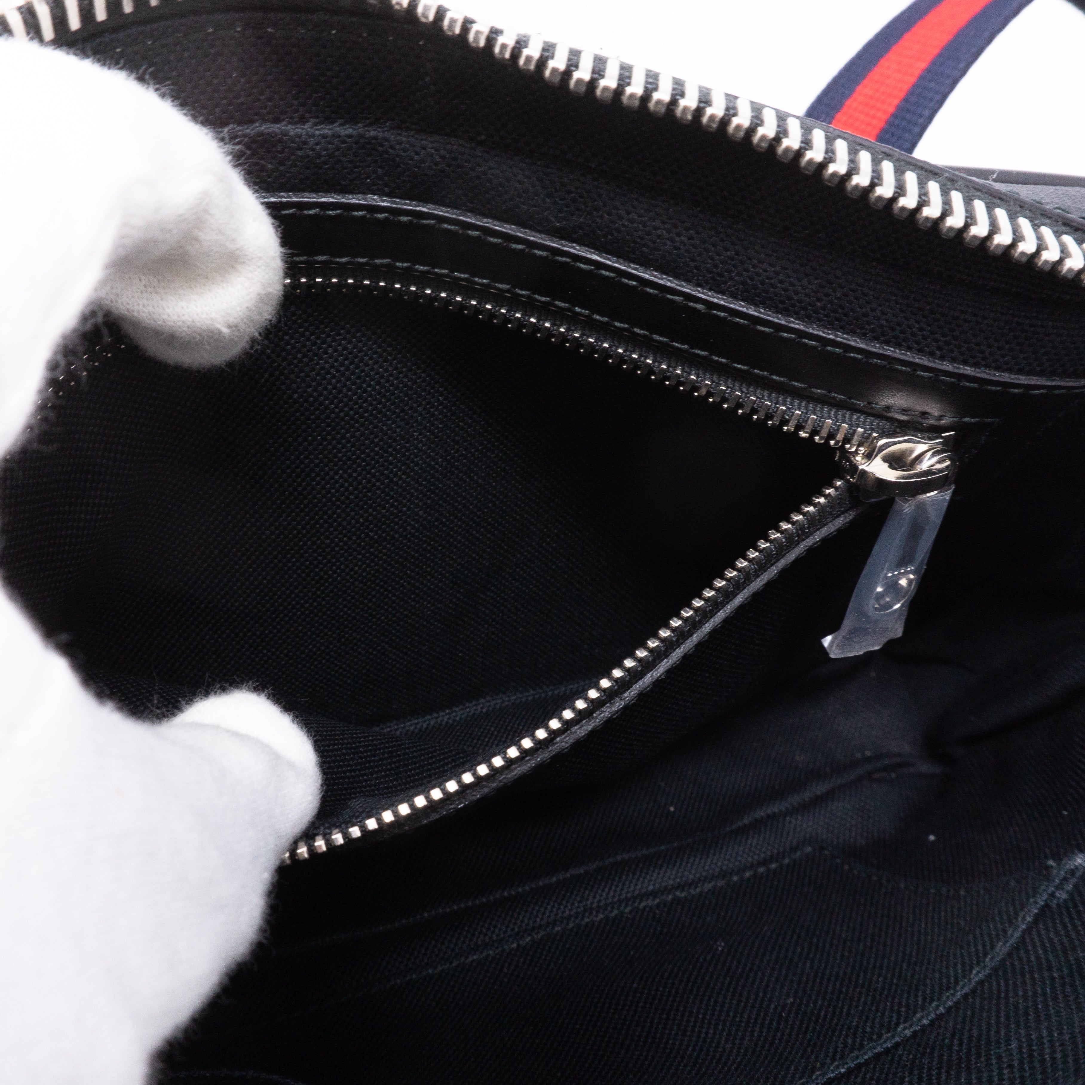 GG Supreme Black Belt Bag