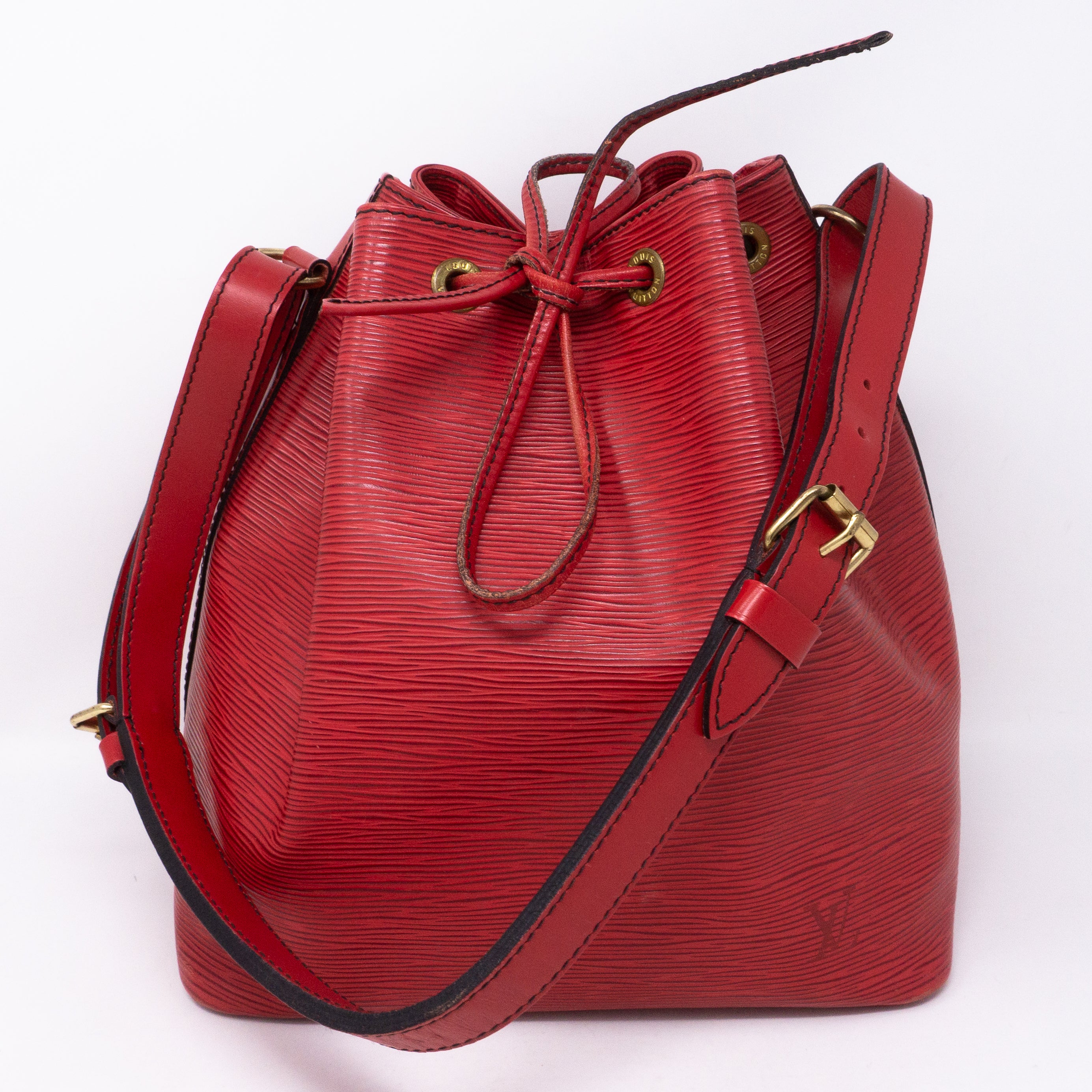 Petit Noe Red Epi Leather