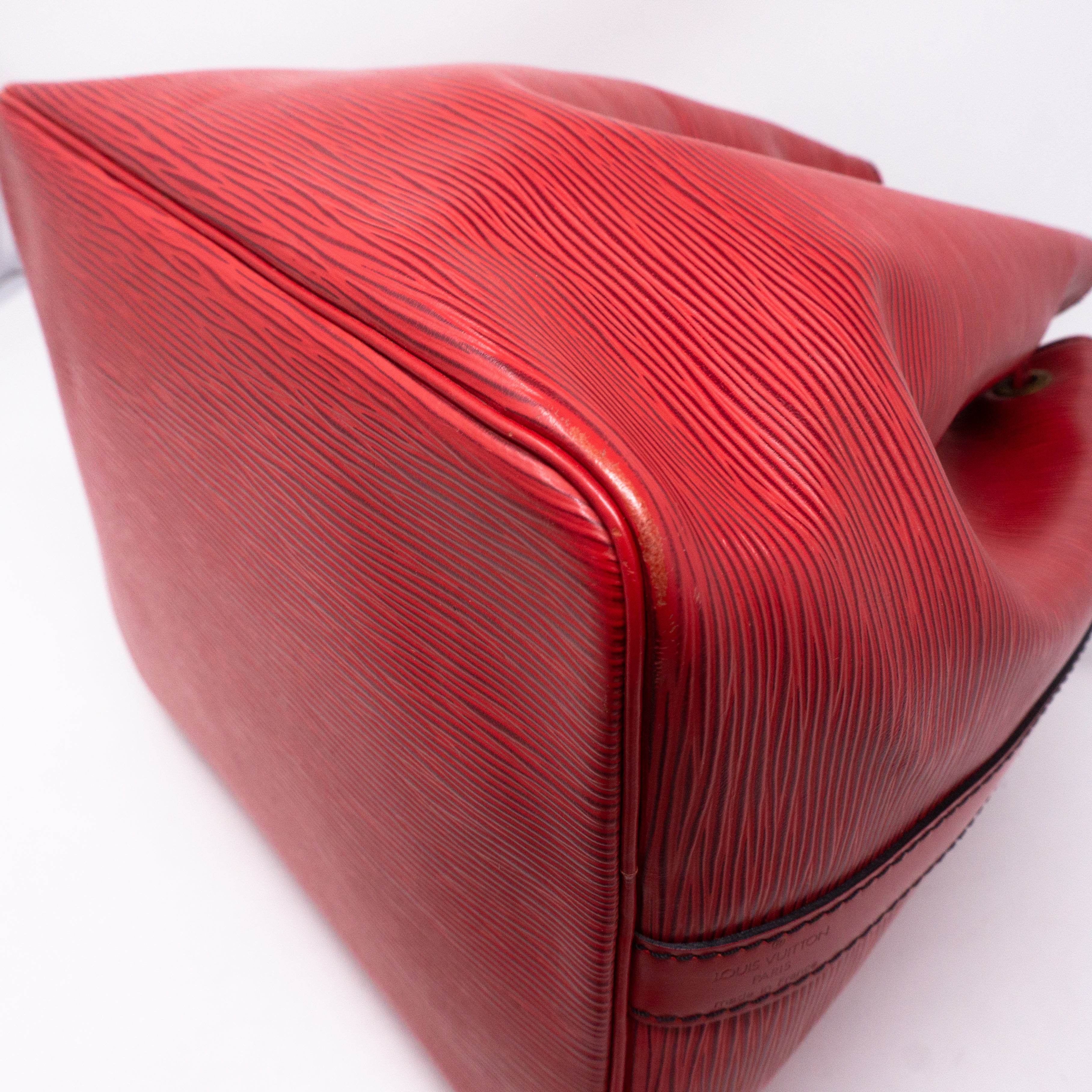 Petit Noe Red Epi Leather