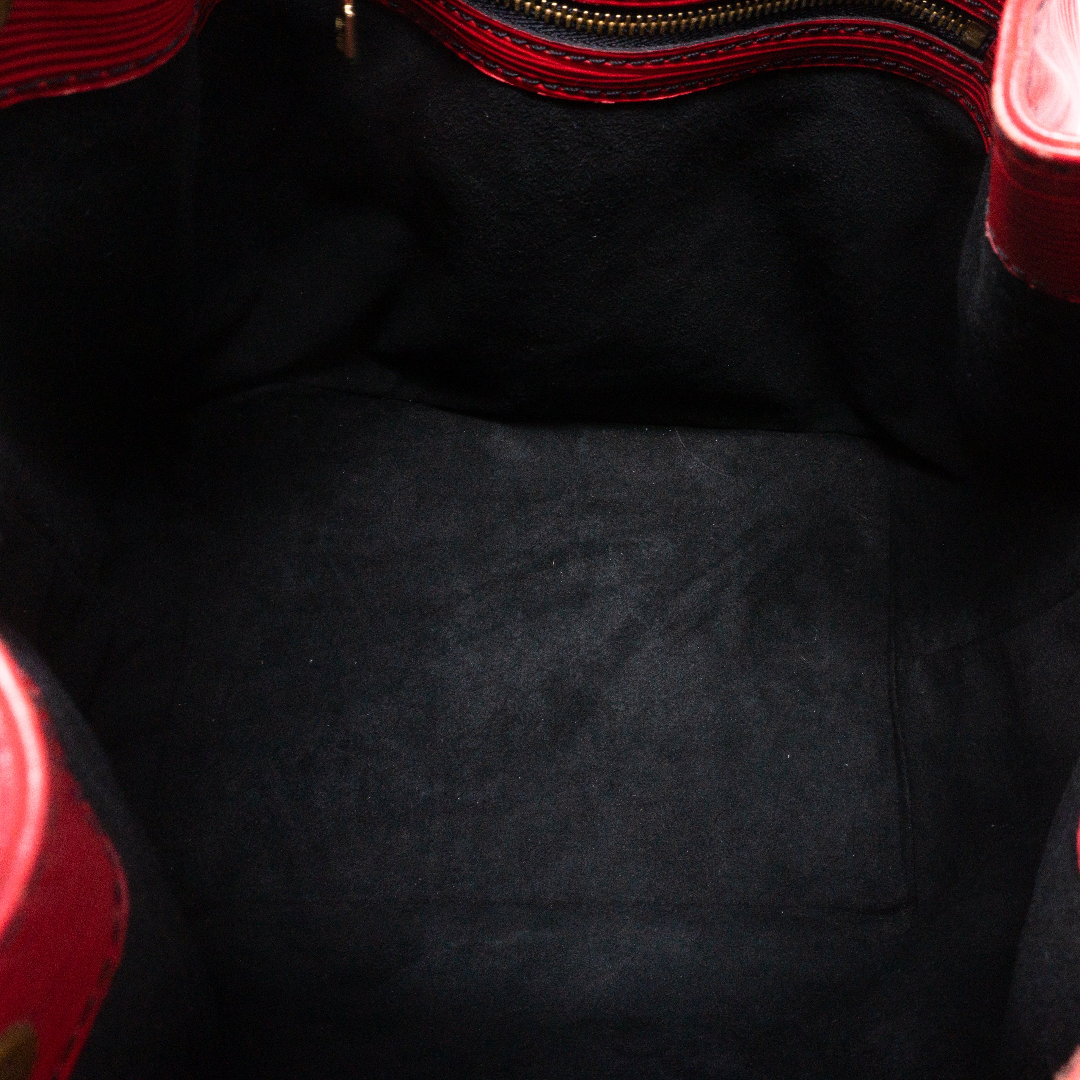 Petit Noe Red Epi Leather