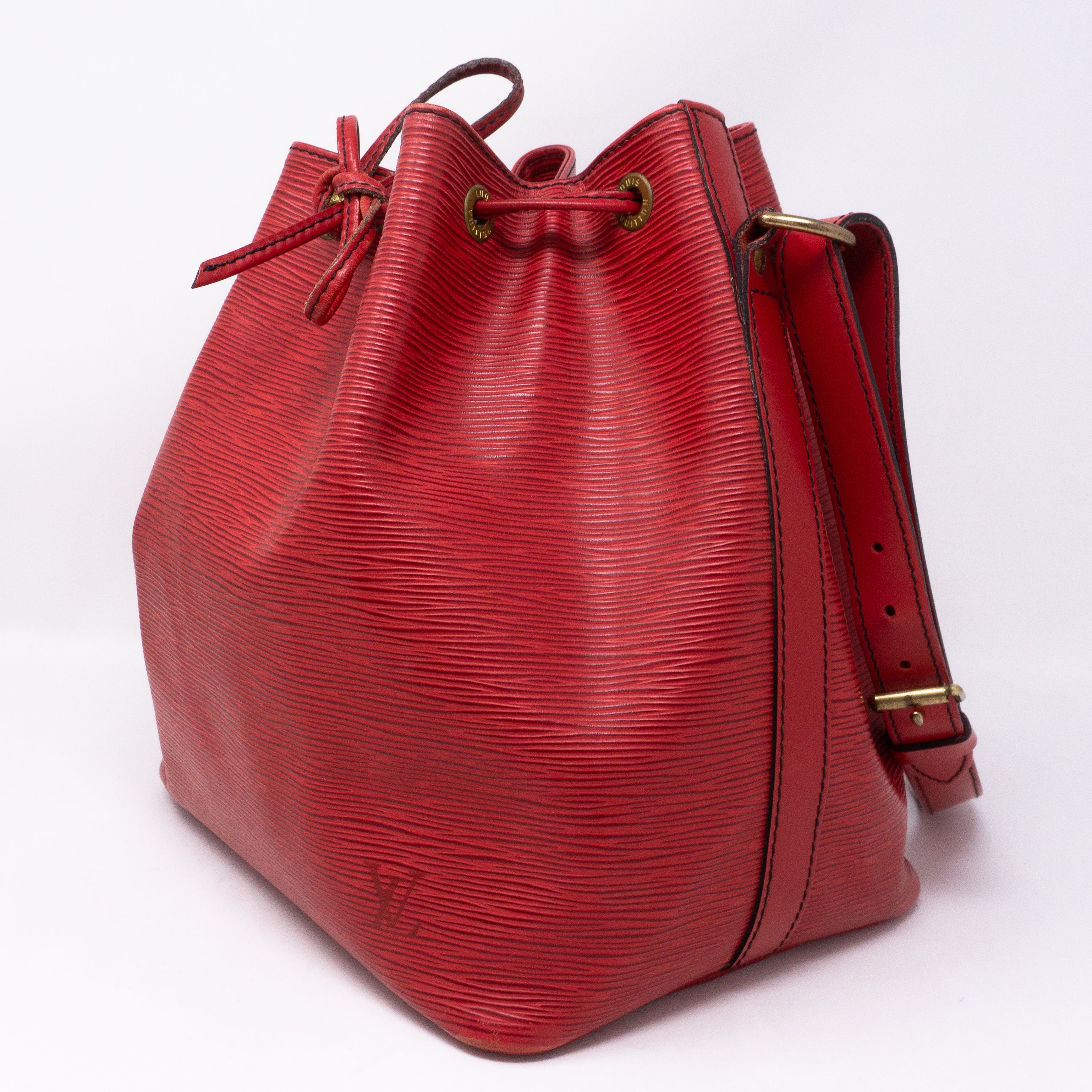 Petit Noe Red Epi Leather