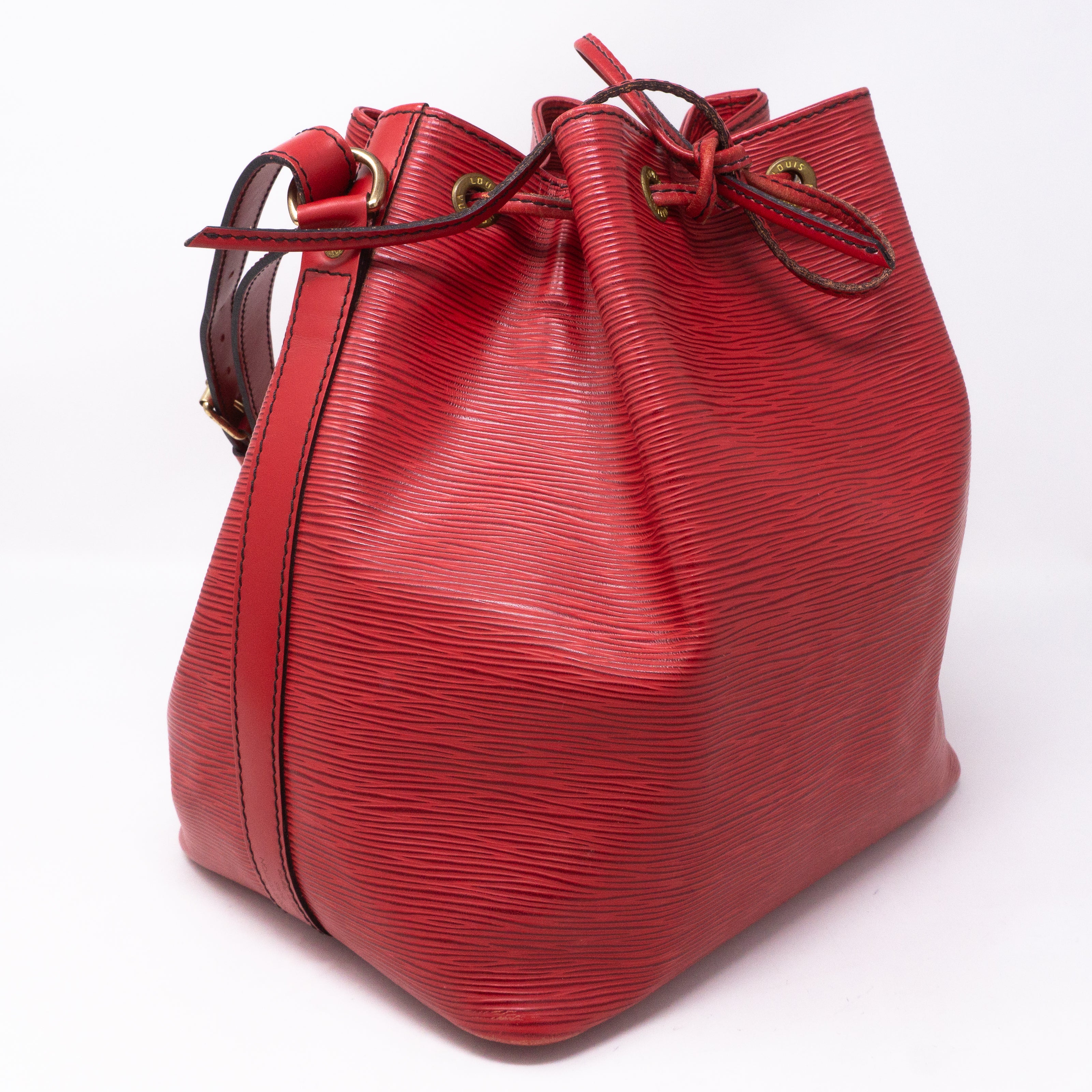 Petit Noe Red Epi Leather