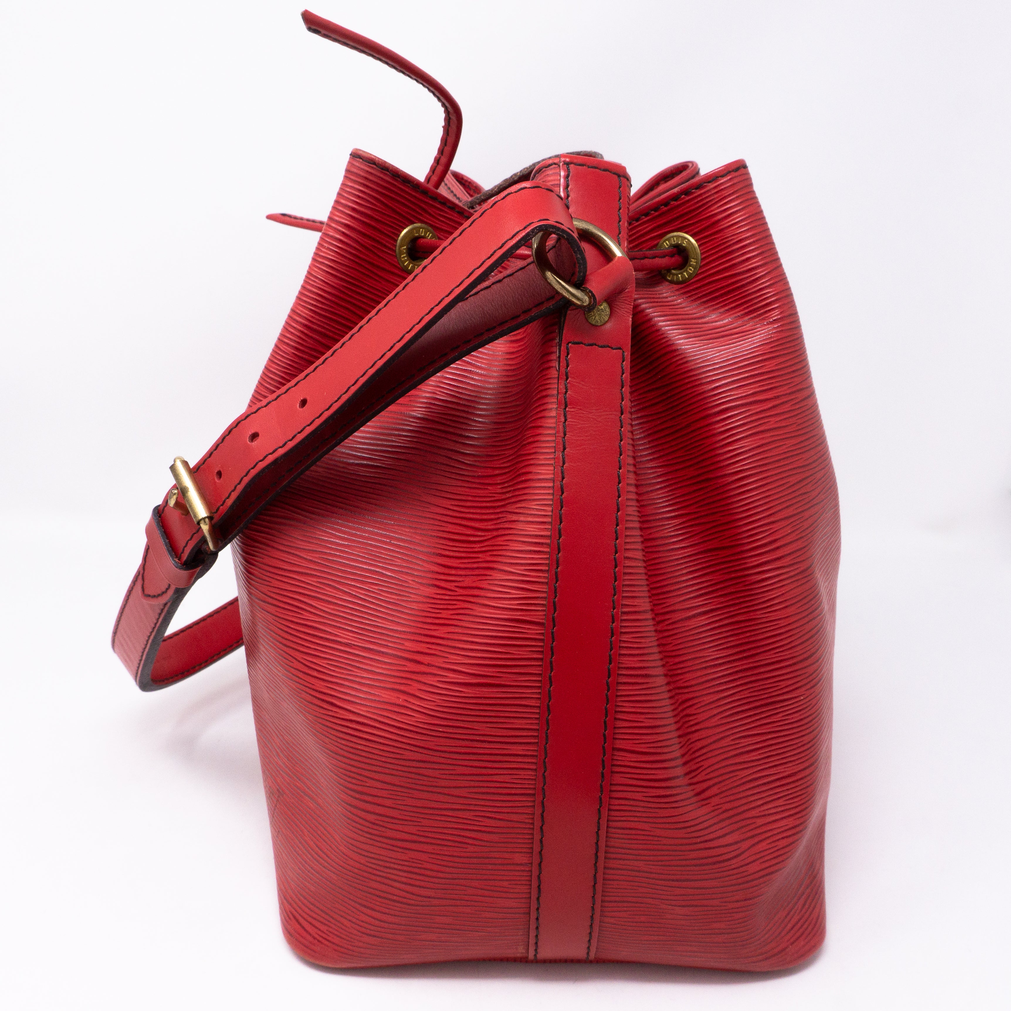 Petit Noe Red Epi Leather