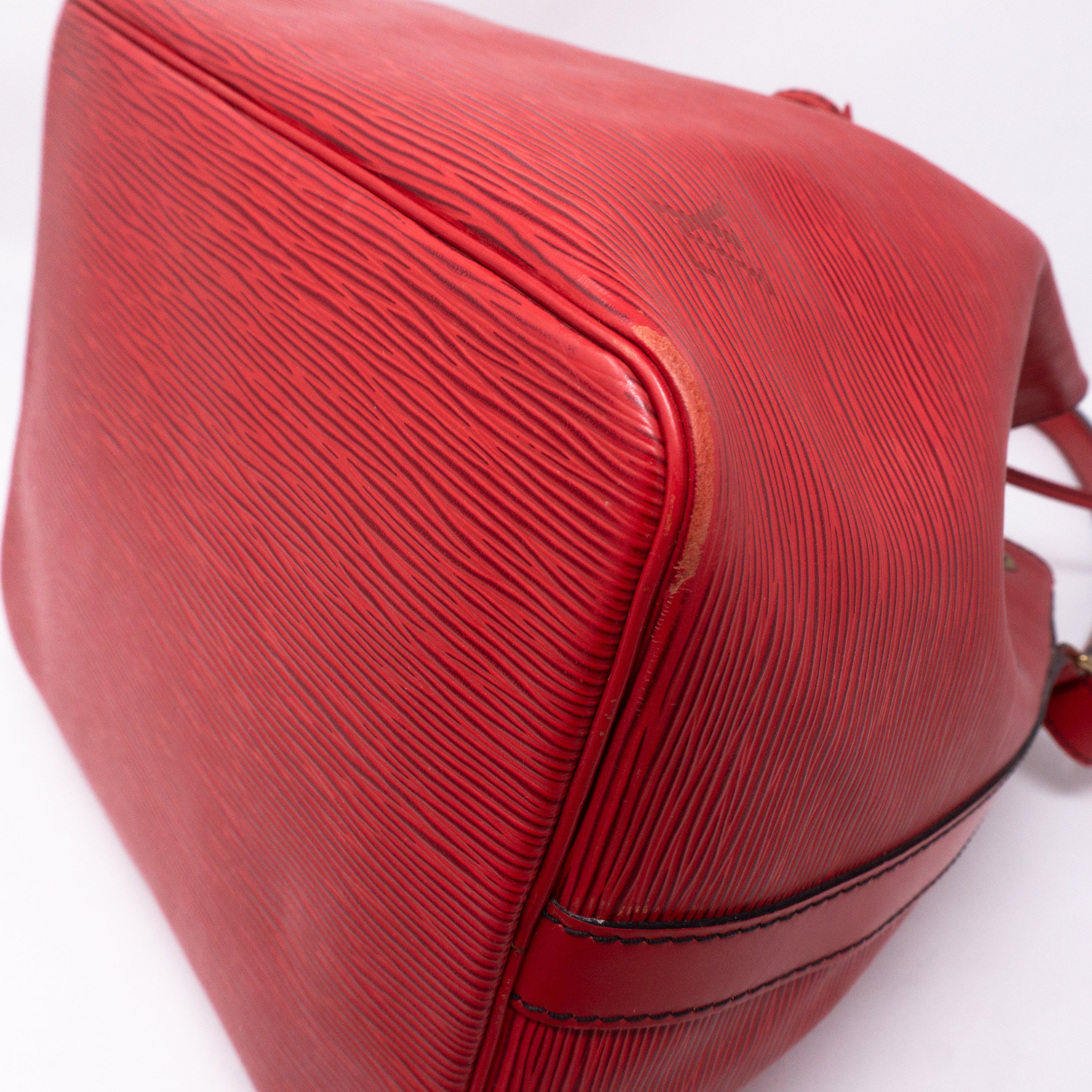 Petit Noe Red Epi Leather