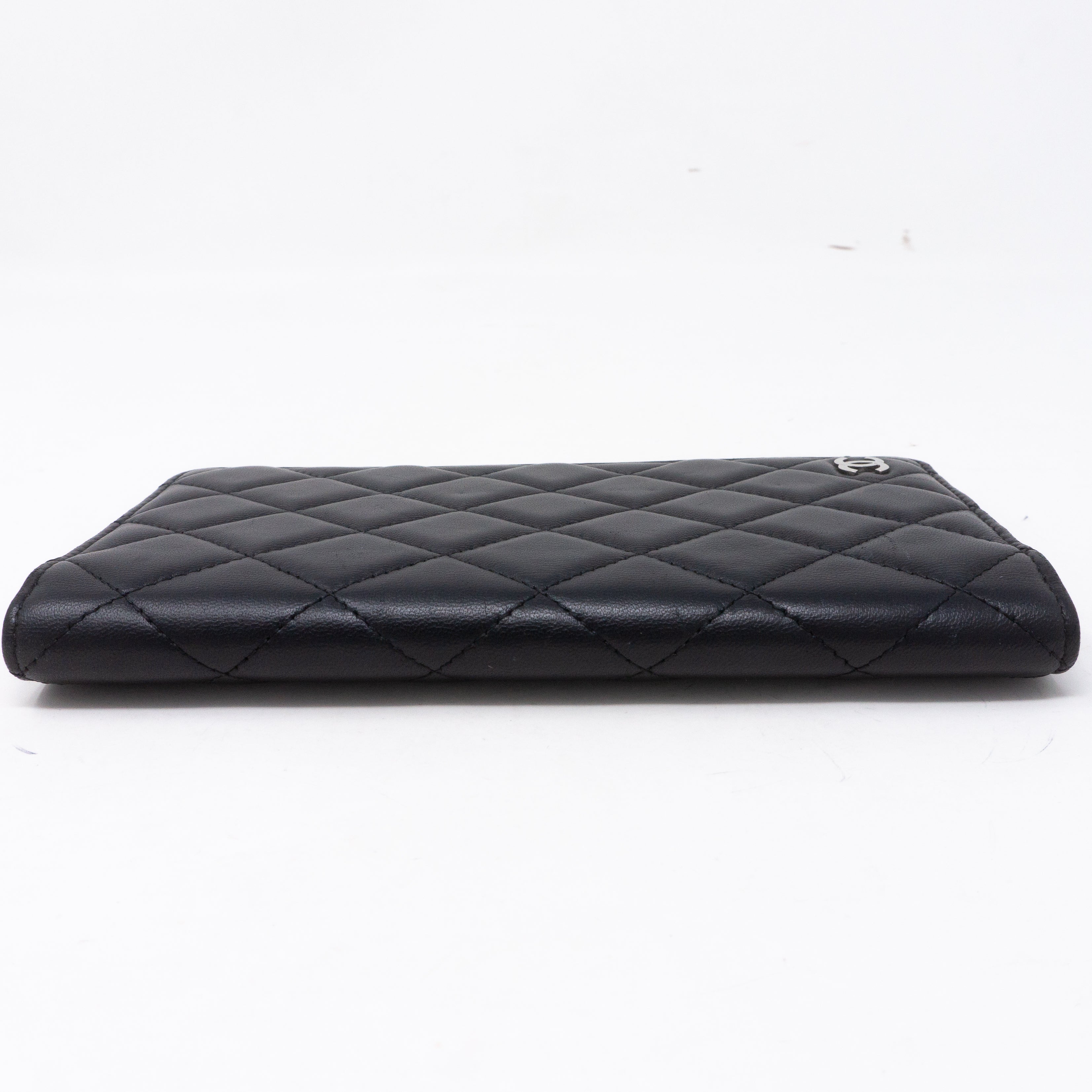 Classic Quilted Agenda Medium Black Leather