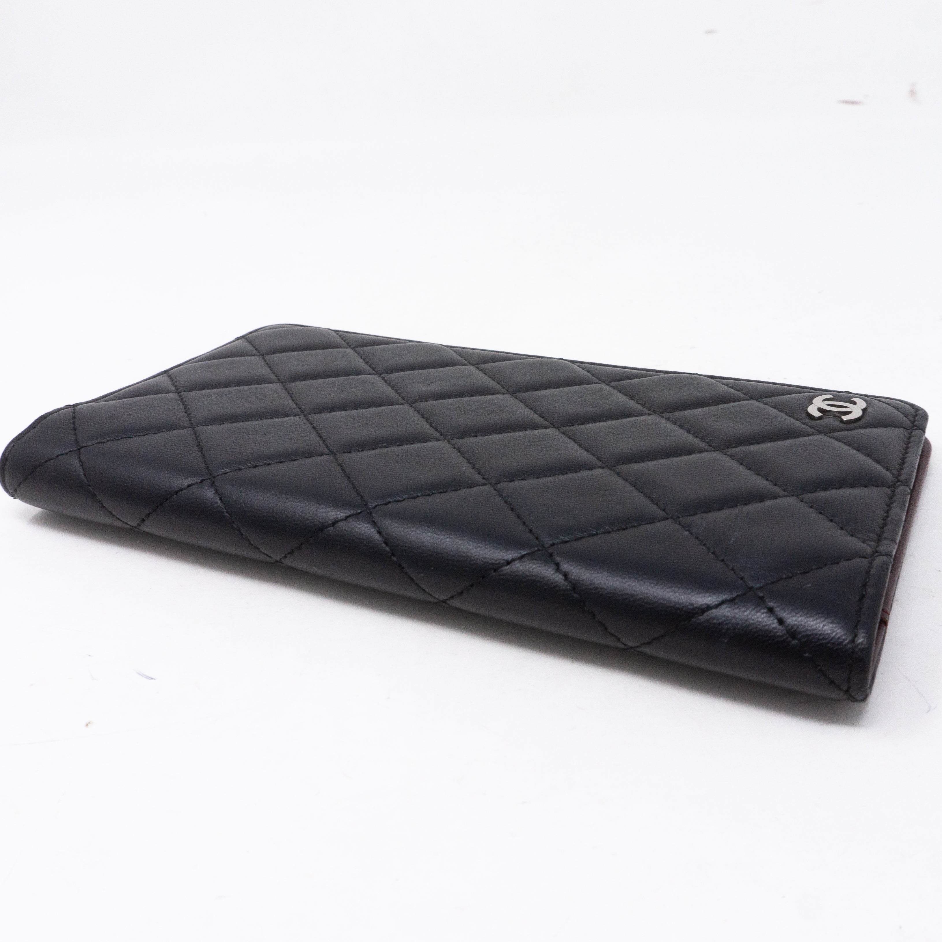 Classic Quilted Agenda Medium Black Leather