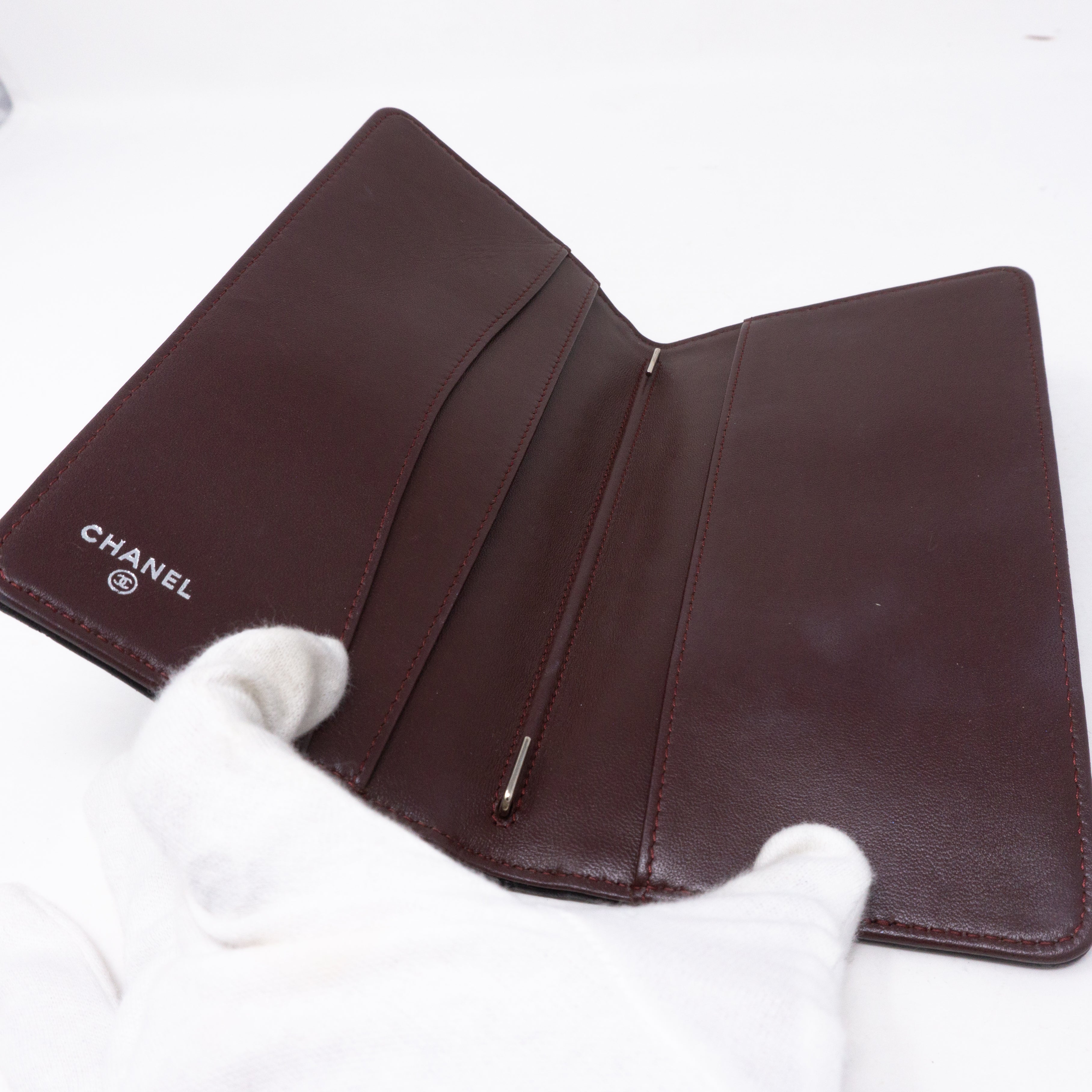 Classic Quilted Agenda Medium Black Leather