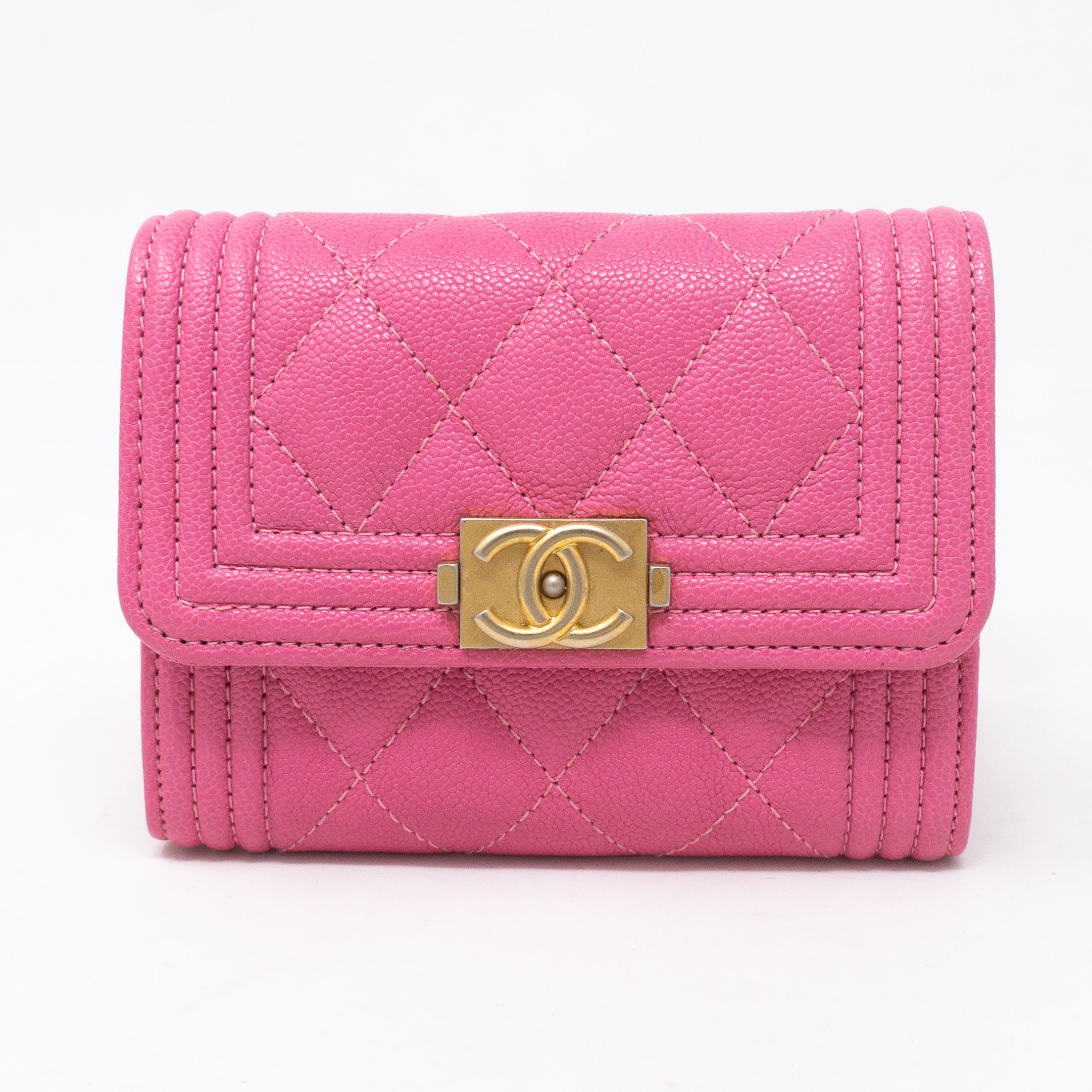 Boy Card Case Pink Caviar