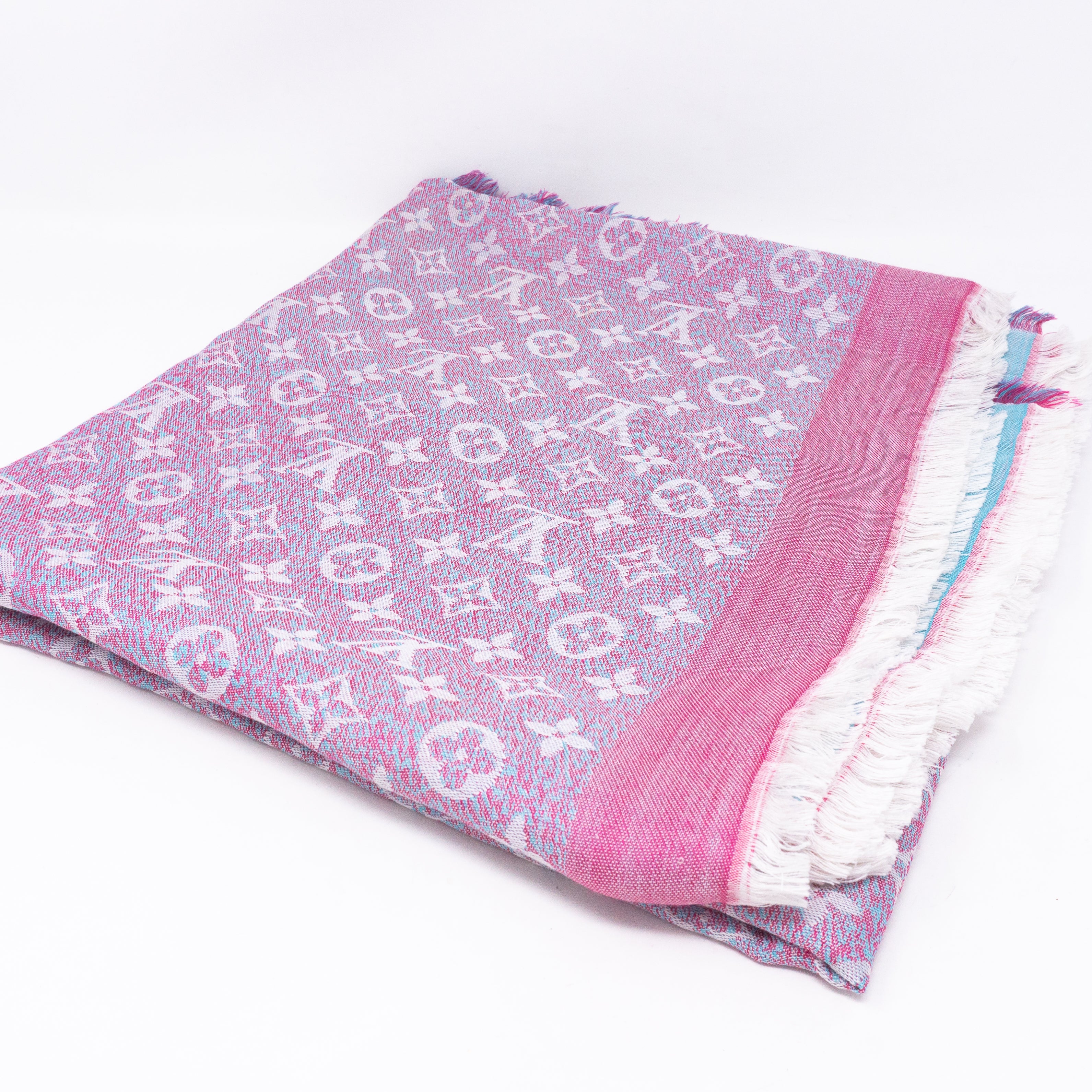 Monogram Shawl Infra Rose