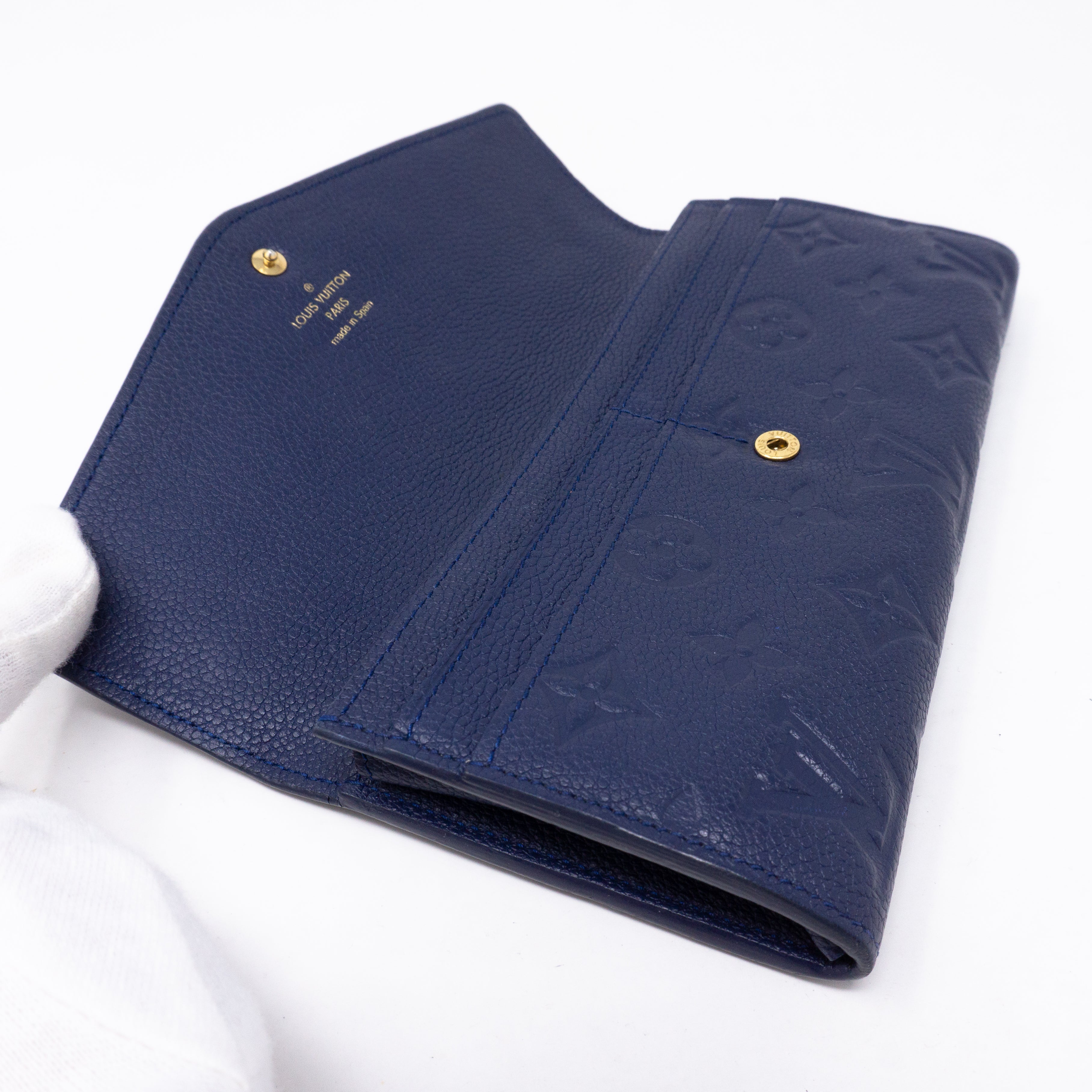 Curieuse Wallet Monogram Empreinte Iris