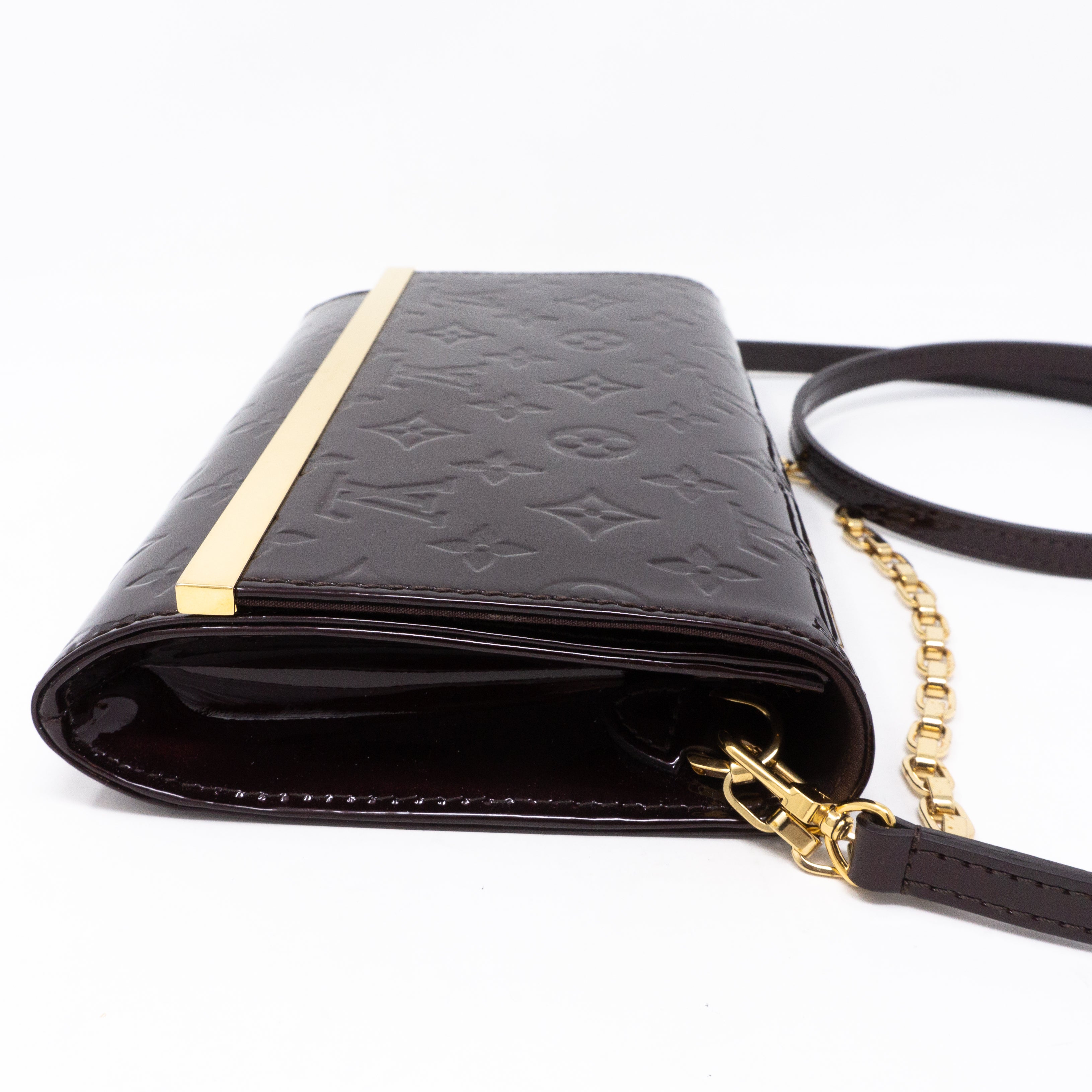 Ana Clutch Vernis Amarante