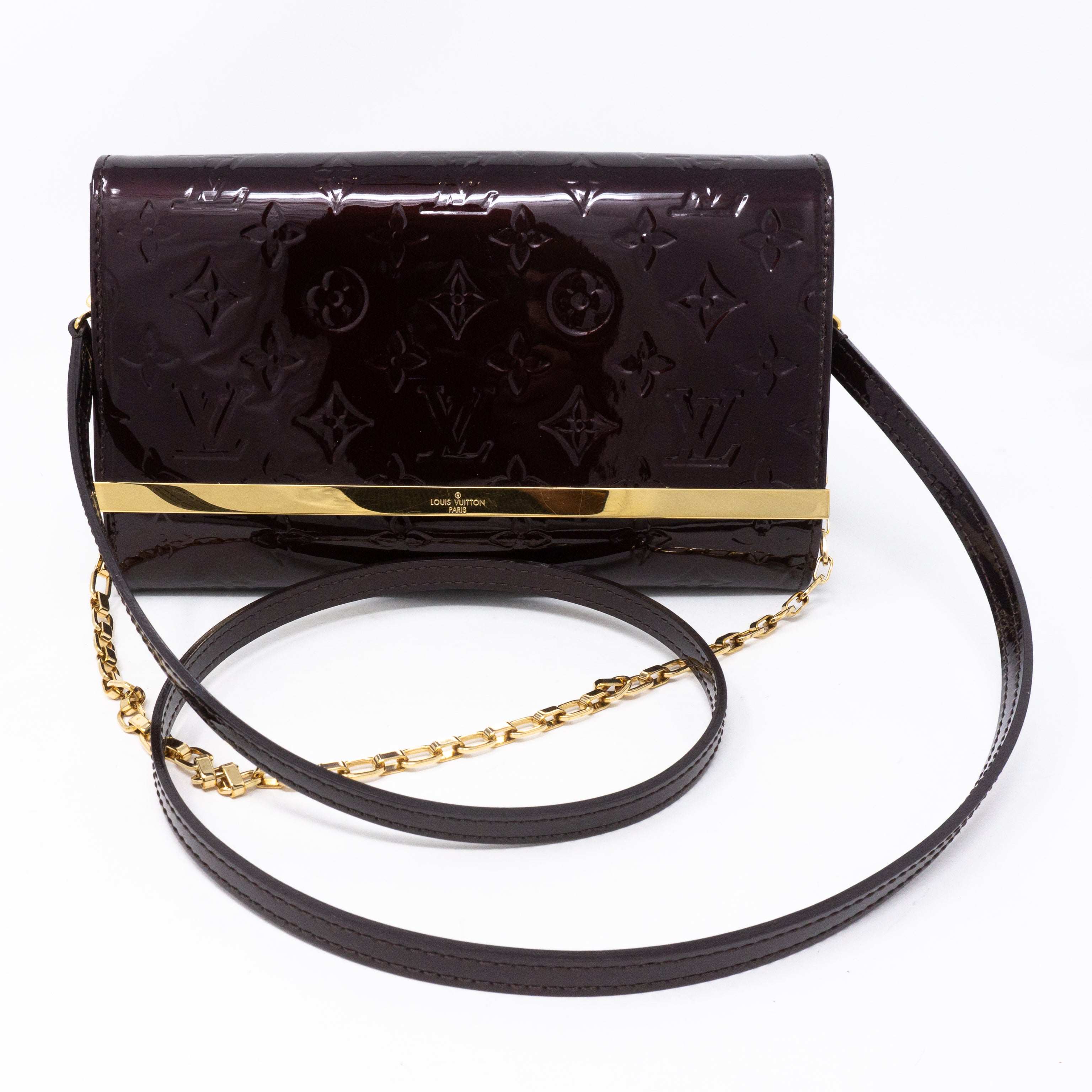 Ana Clutch Vernis Amarante