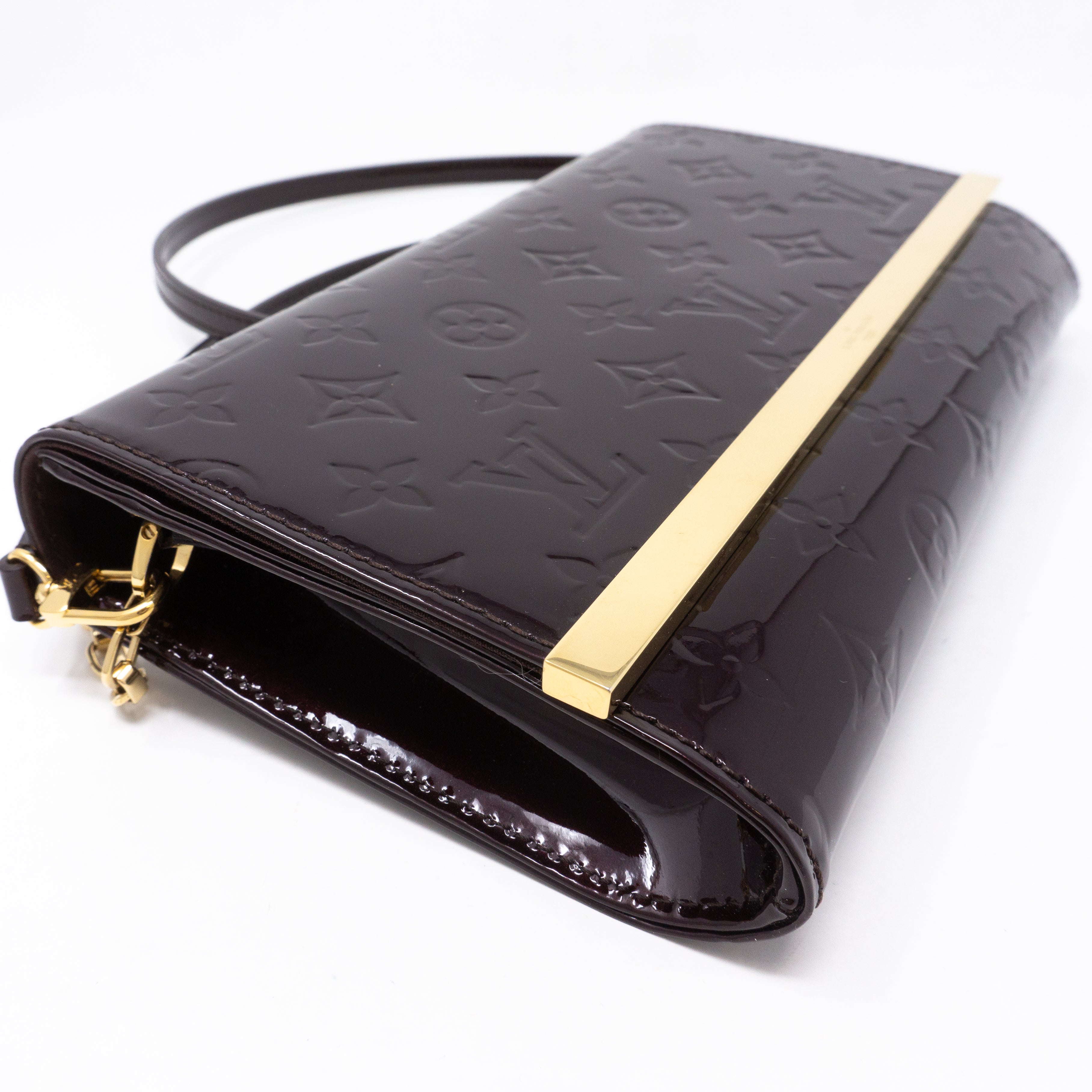 Ana Clutch Vernis Amarante