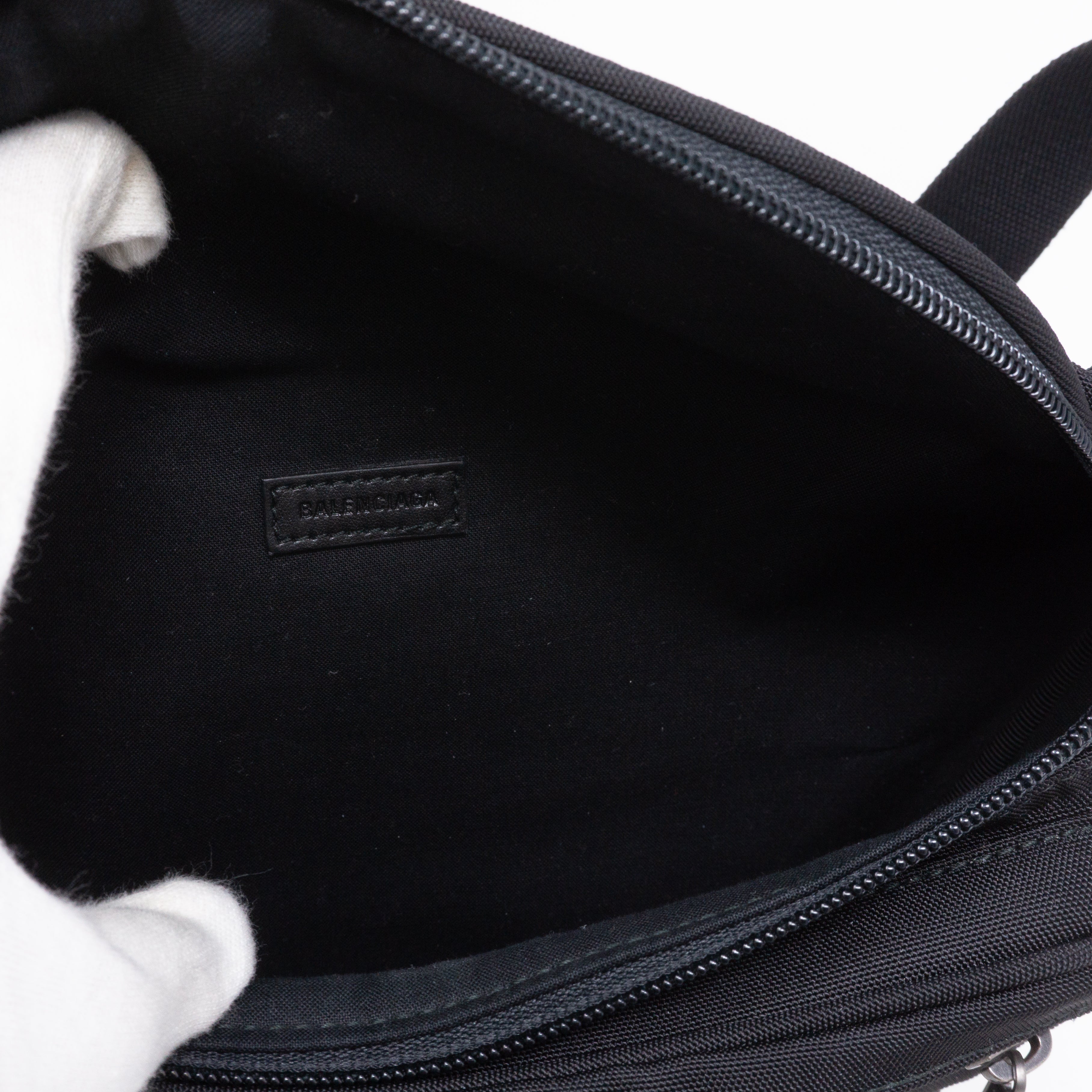Explorer Nylon Belt Bag Black