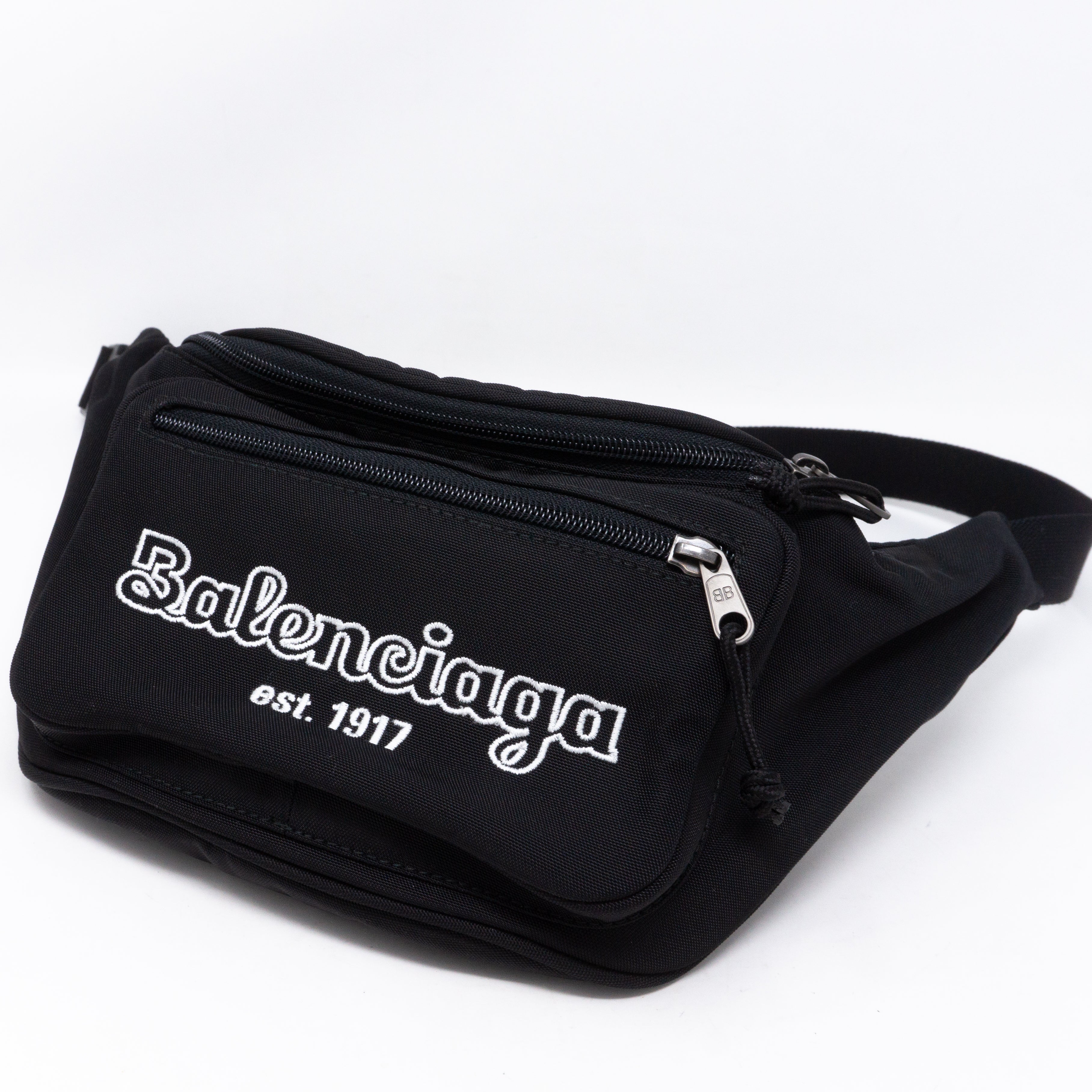Explorer Nylon Belt Bag Black
