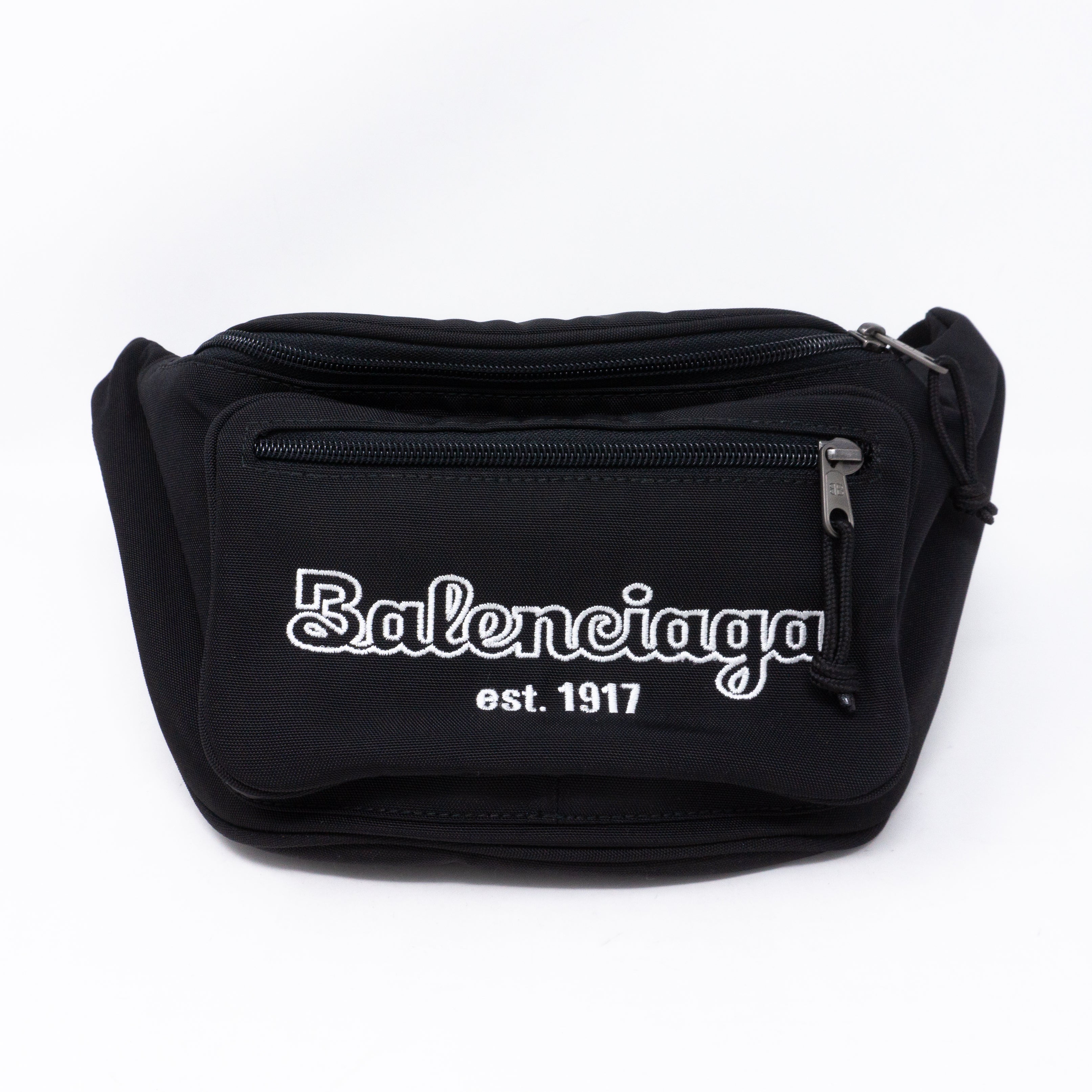 Explorer Nylon Belt Bag Black